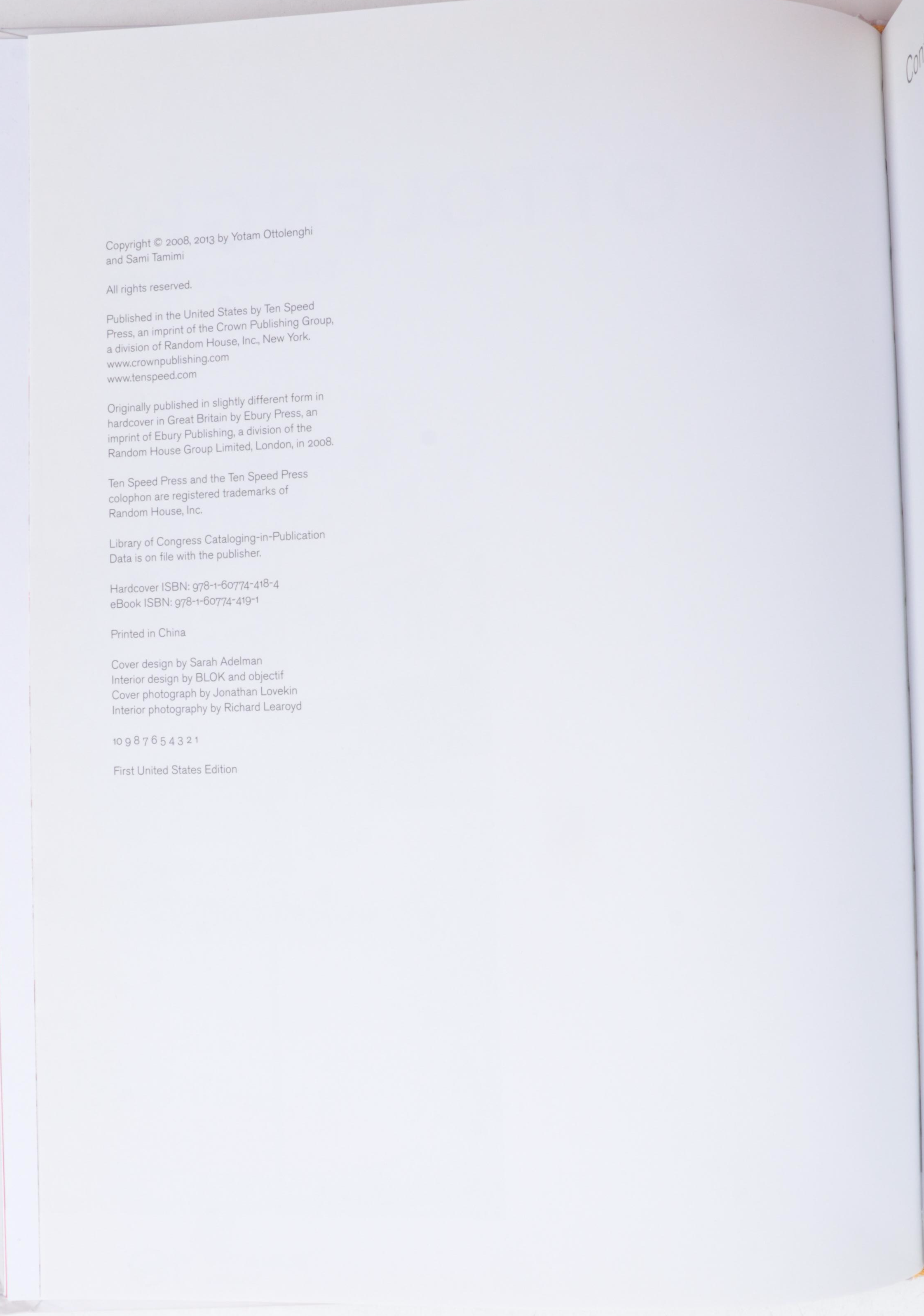 "Plenty" and "Ottolenghi: The Cookbook" by Yotam Ottolenghi and More