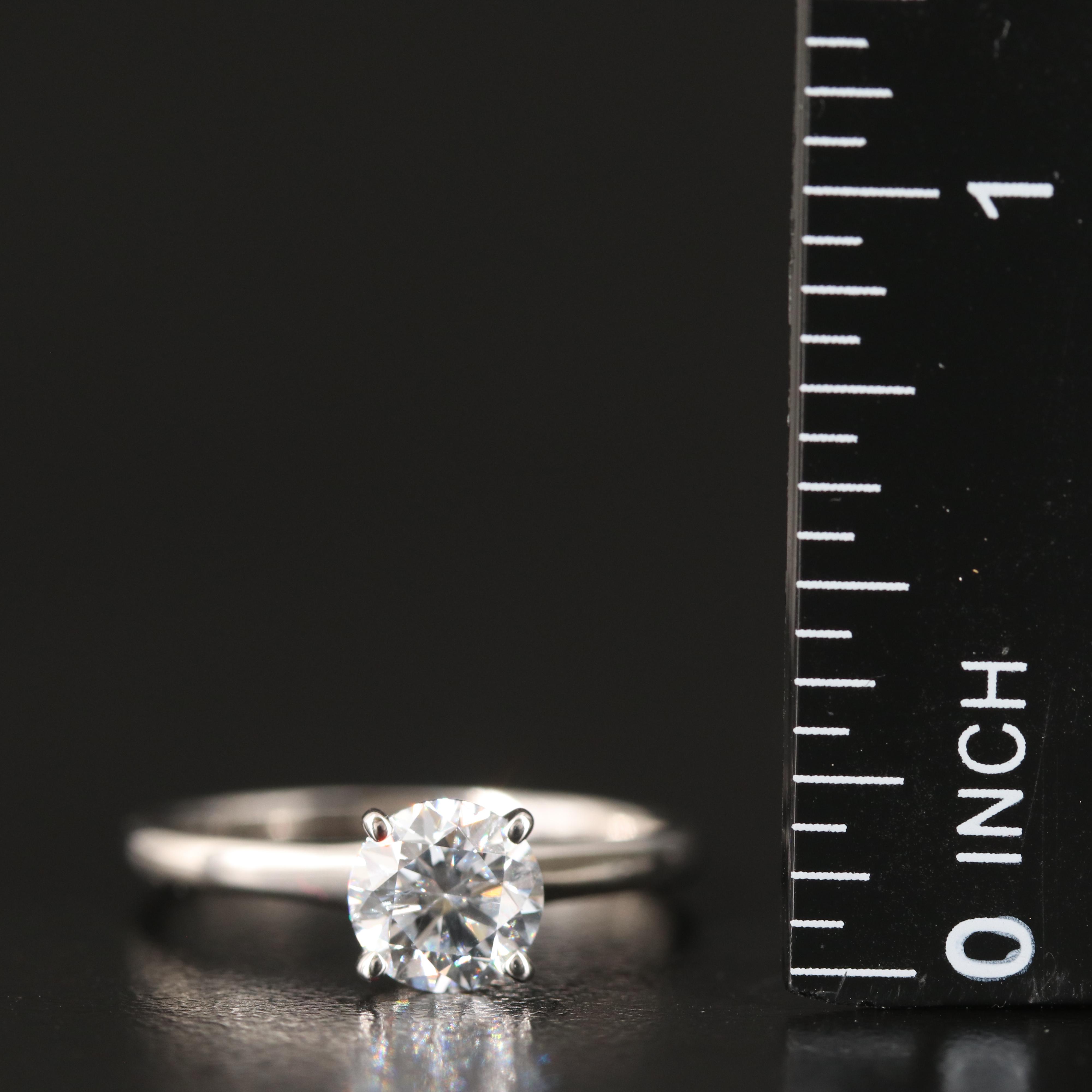 14K 0.96 CT Lab Grown Diamond Solitaire Ring