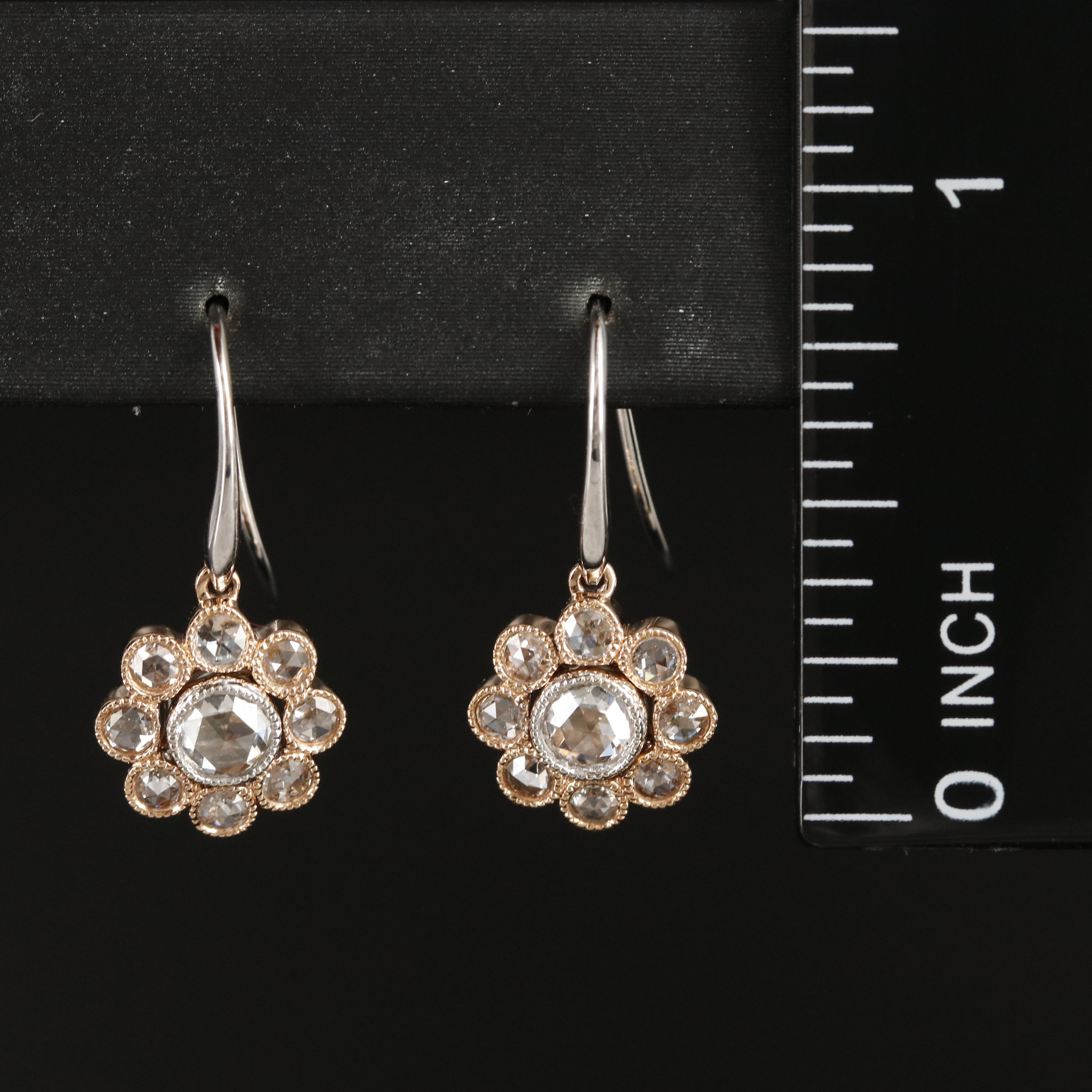 18K 0.70 CTW Diamond Earrings