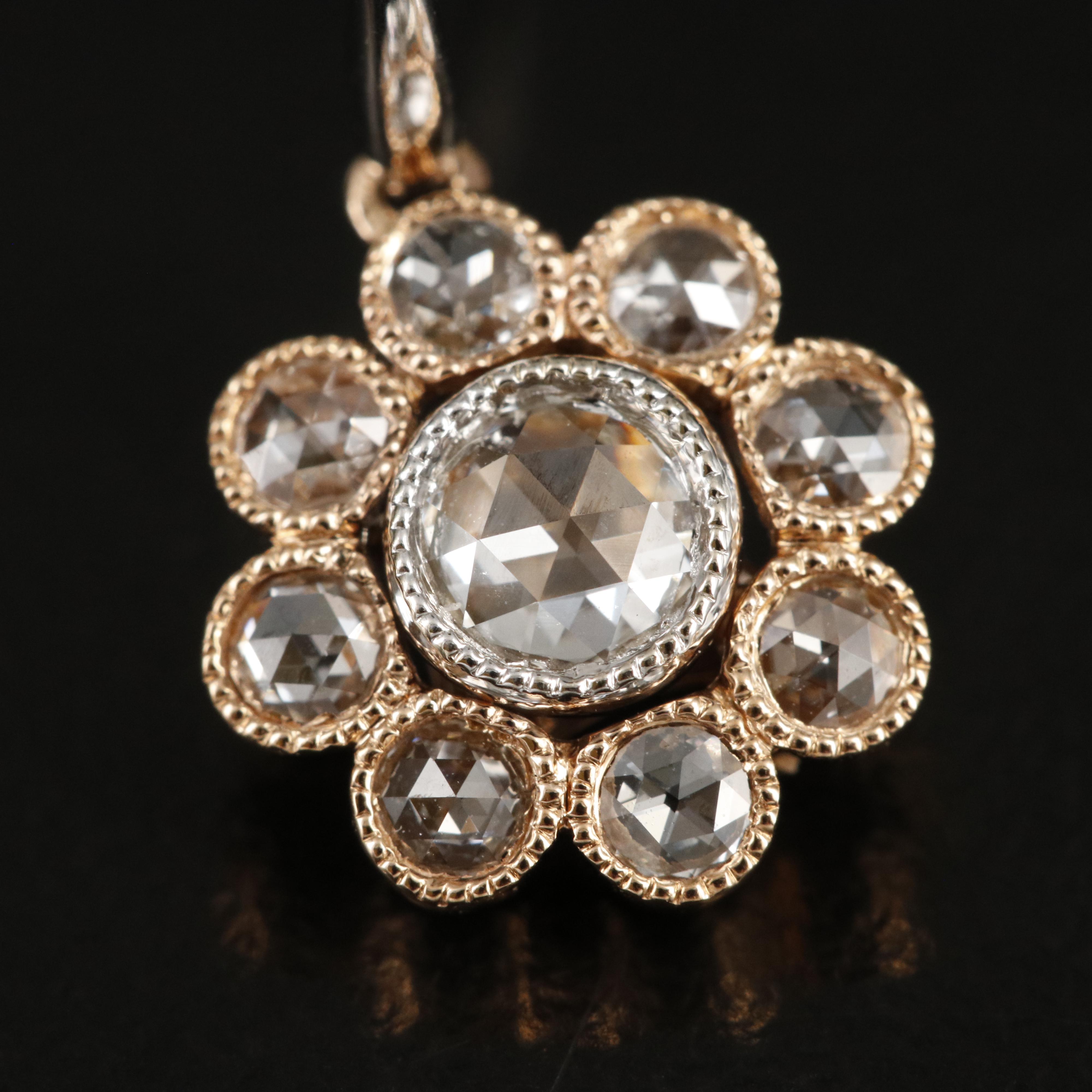 18K 0.70 CTW Diamond Earrings