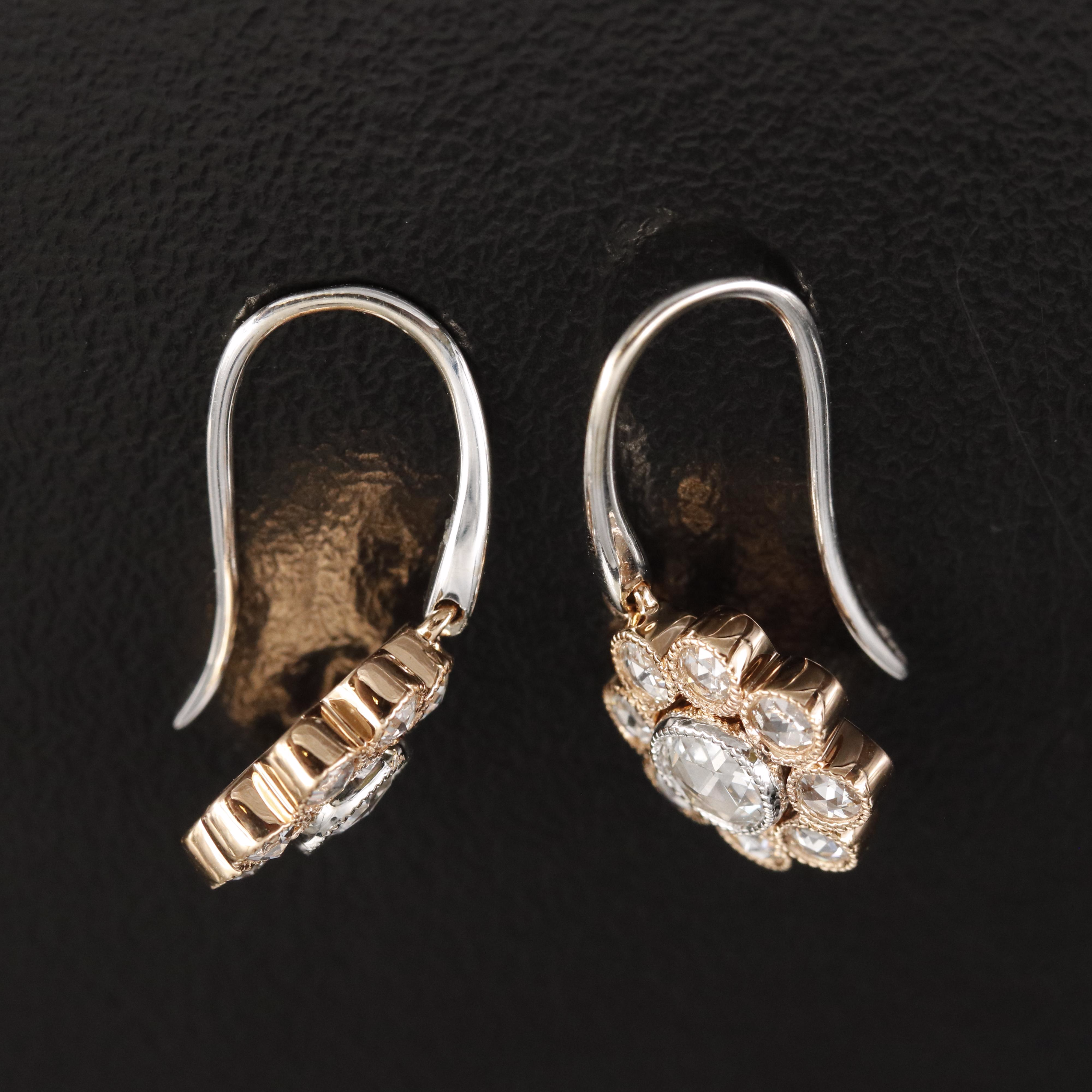 18K 0.70 CTW Diamond Earrings
