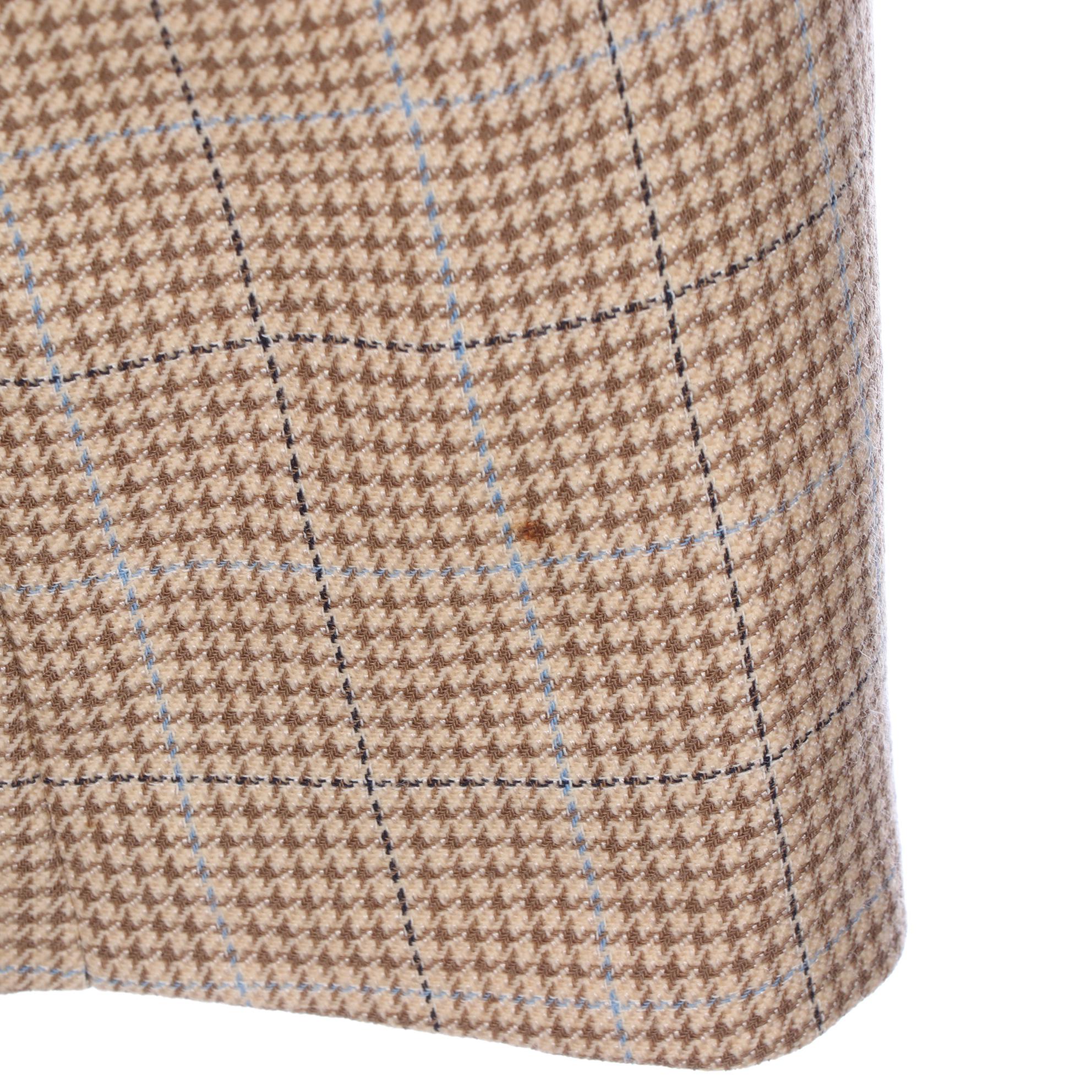 Burberrys Plaid Wool Skirt Suit