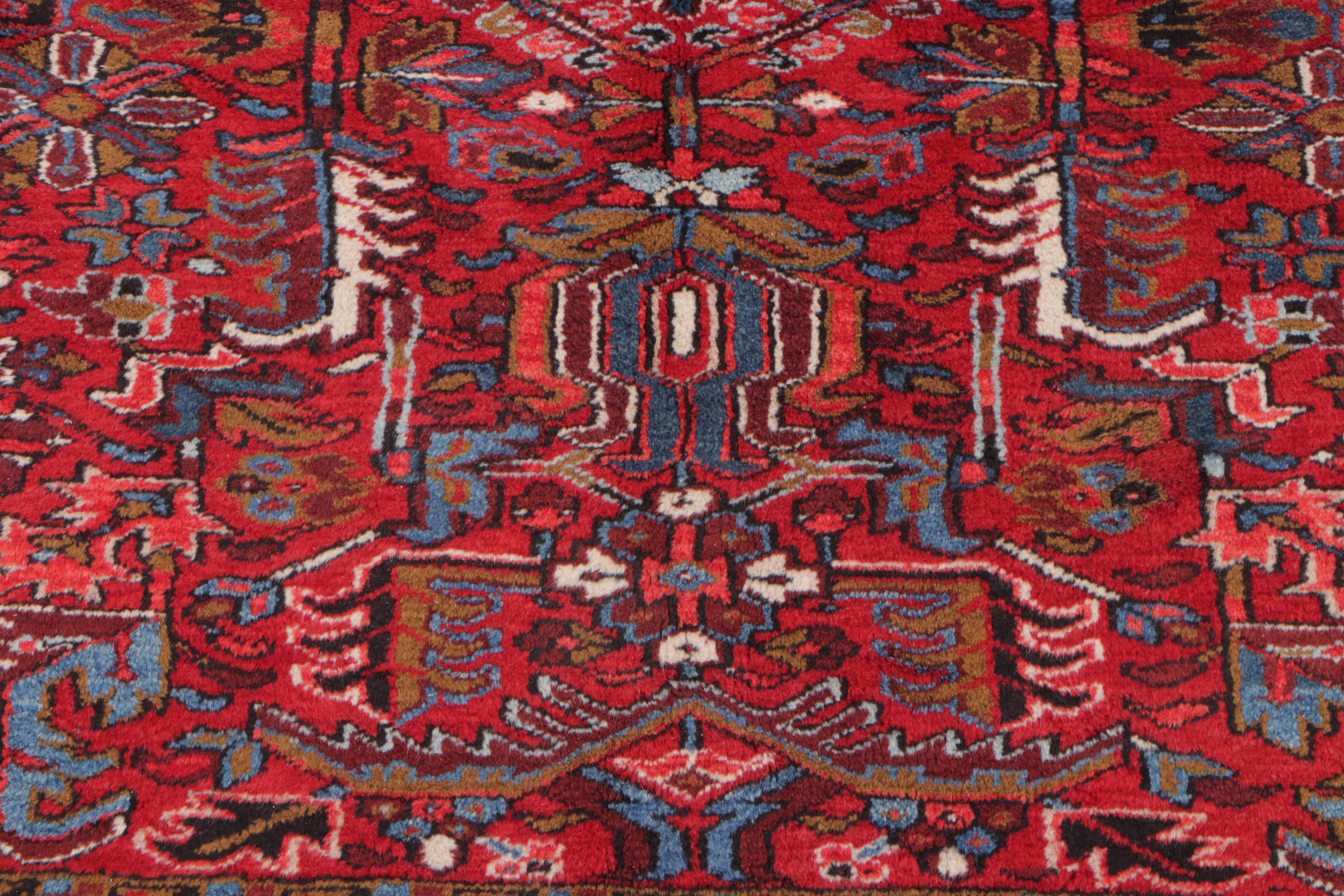 7'9 x 11'5 Hand-Knotted Persian Heriz Area Rug