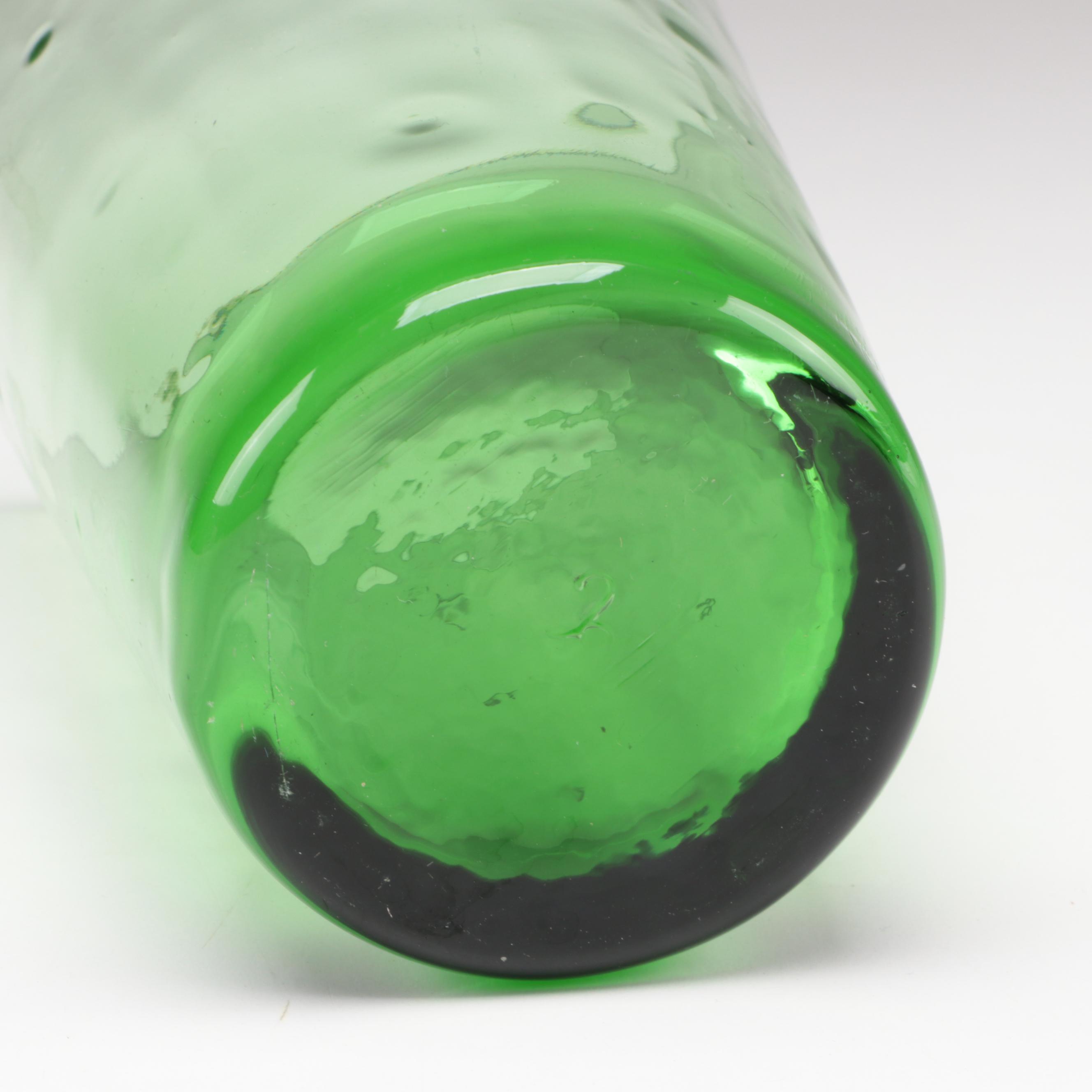 Libbey "Urban Green" Cooler Glasses, Late 20th Century