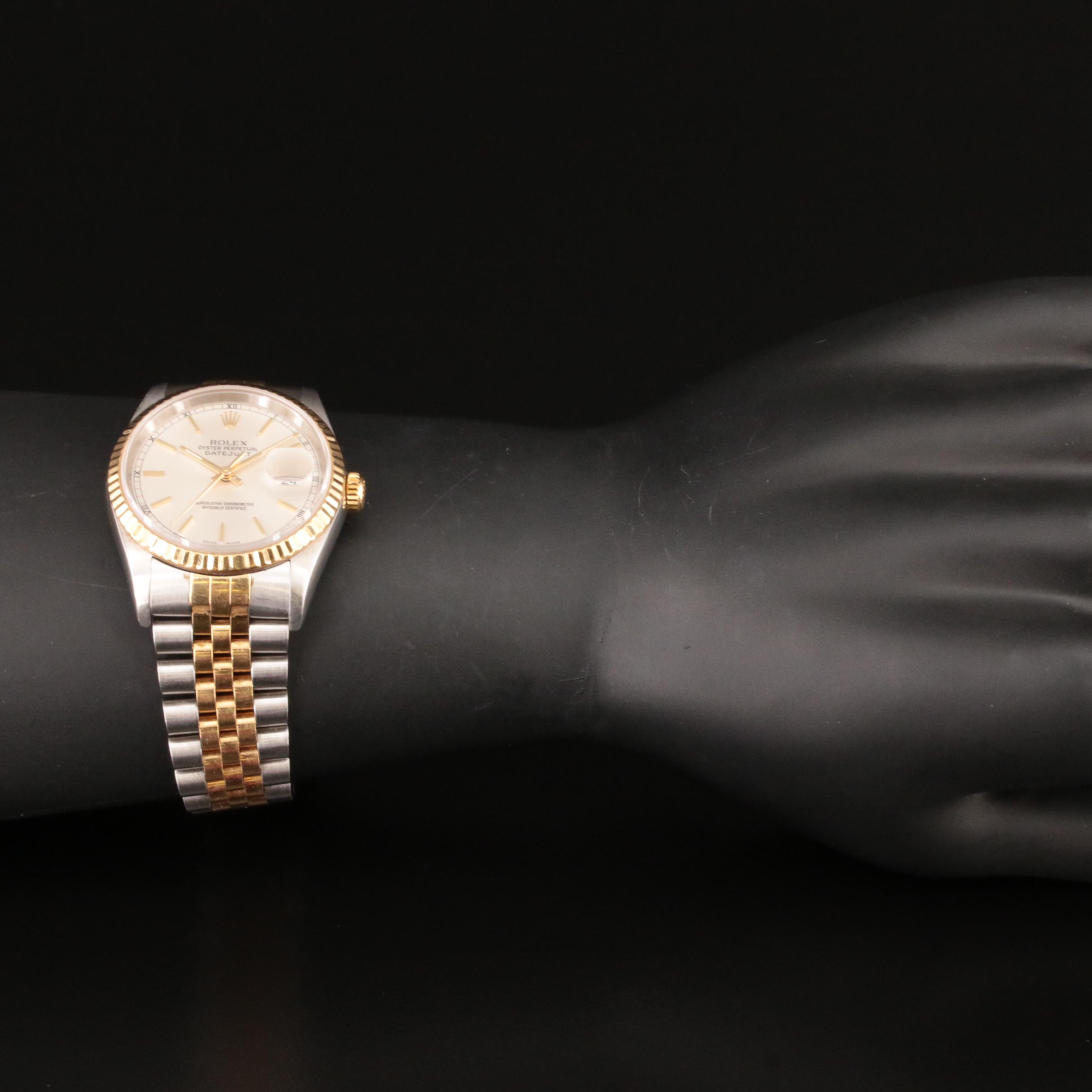 2002 Rolex Oyster Perpetual Datejust Watch