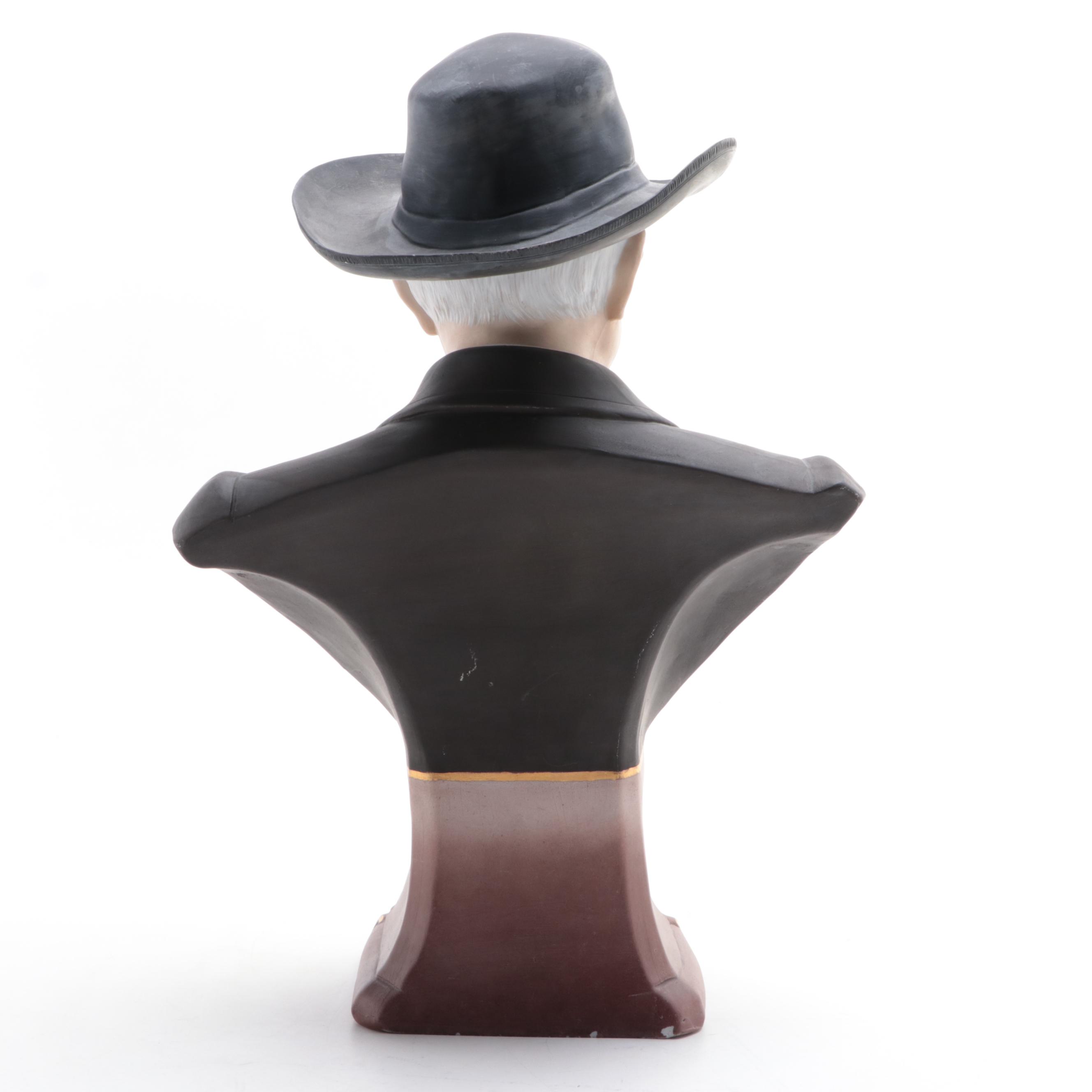 Ernst Bohne & Söhne Porcelain Bust of Otto von Bismarck, Late 19th Century