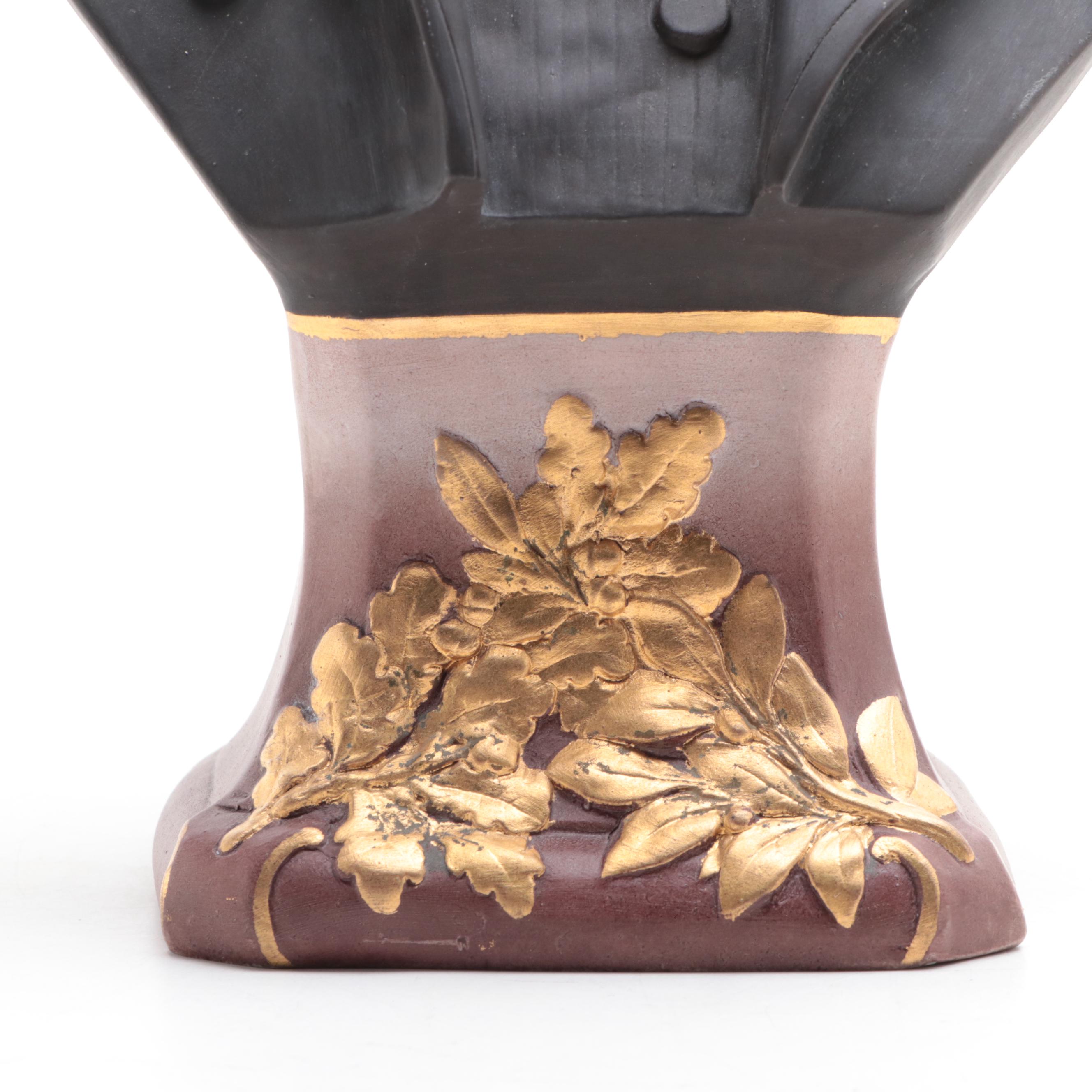 Ernst Bohne & Söhne Porcelain Bust of Otto von Bismarck, Late 19th Century