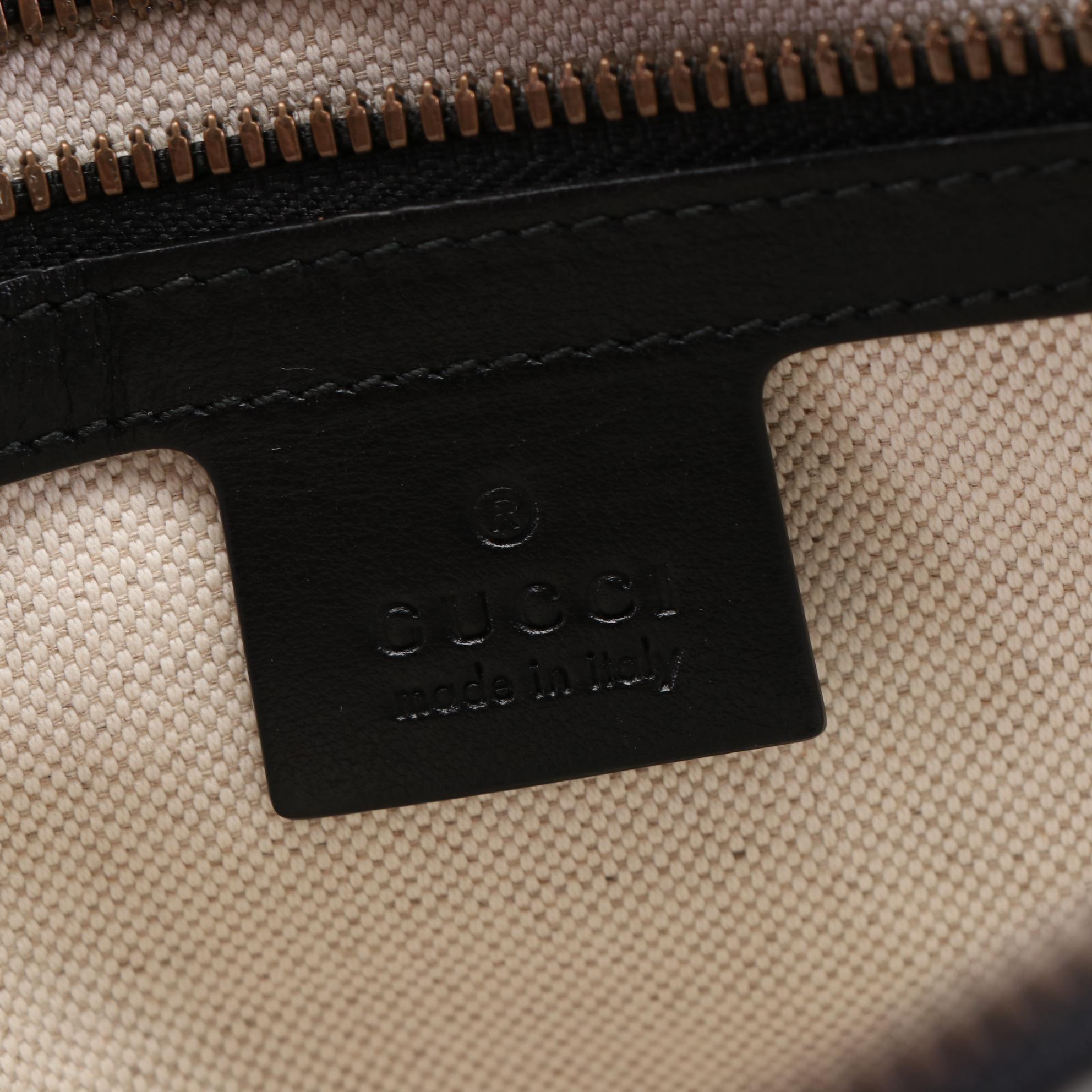 Gucci MLB Official LA Angels Messenger Bag in Leather