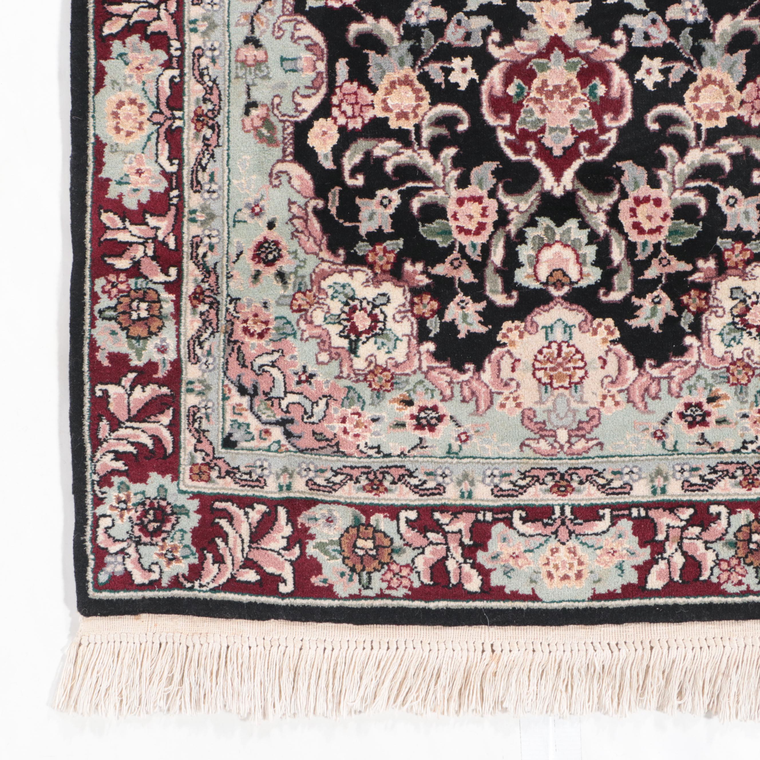 2'7 x 10'5 Hand-Knotted Sino-Persian Kashan Carpet Runner