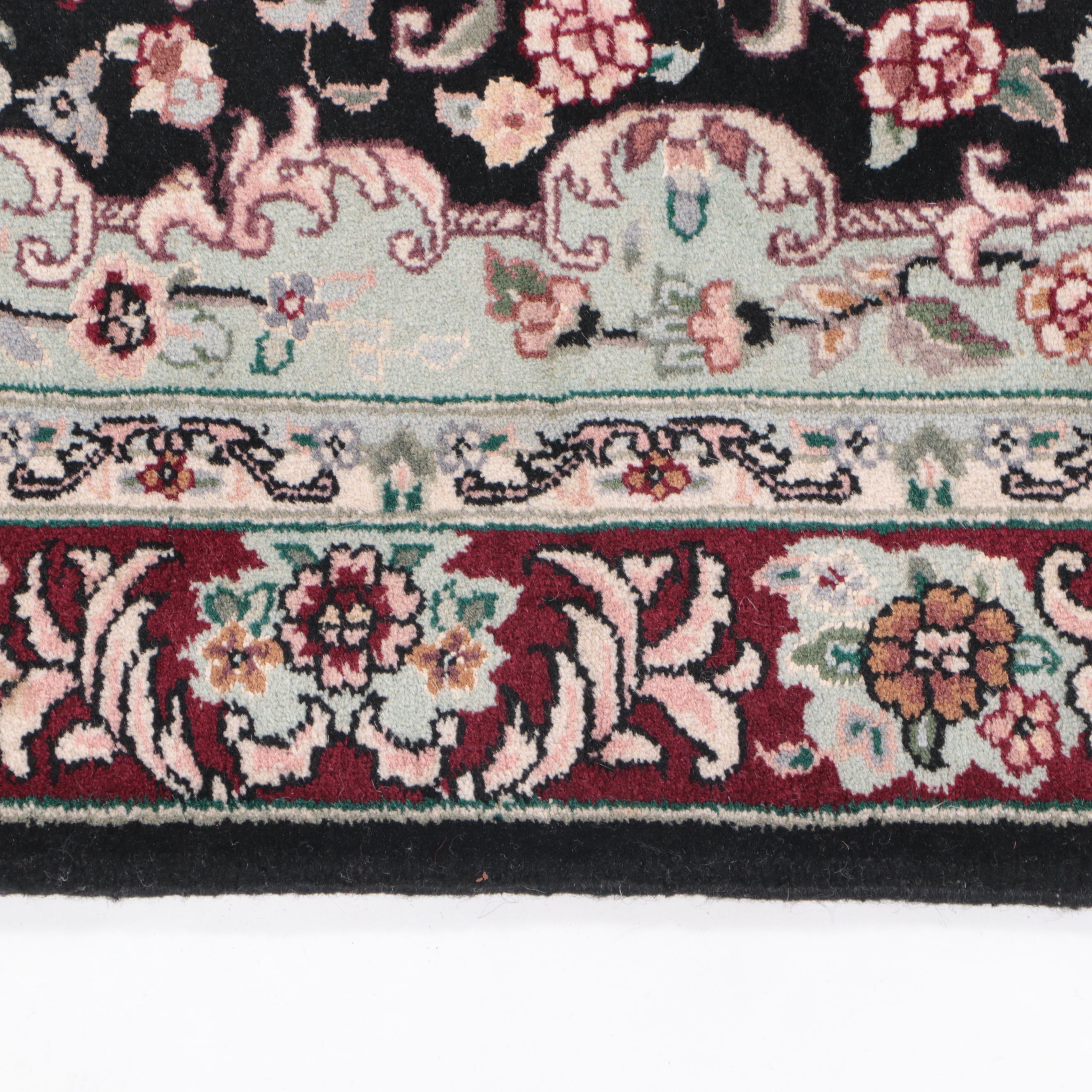 2'7 x 10'5 Hand-Knotted Sino-Persian Kashan Carpet Runner