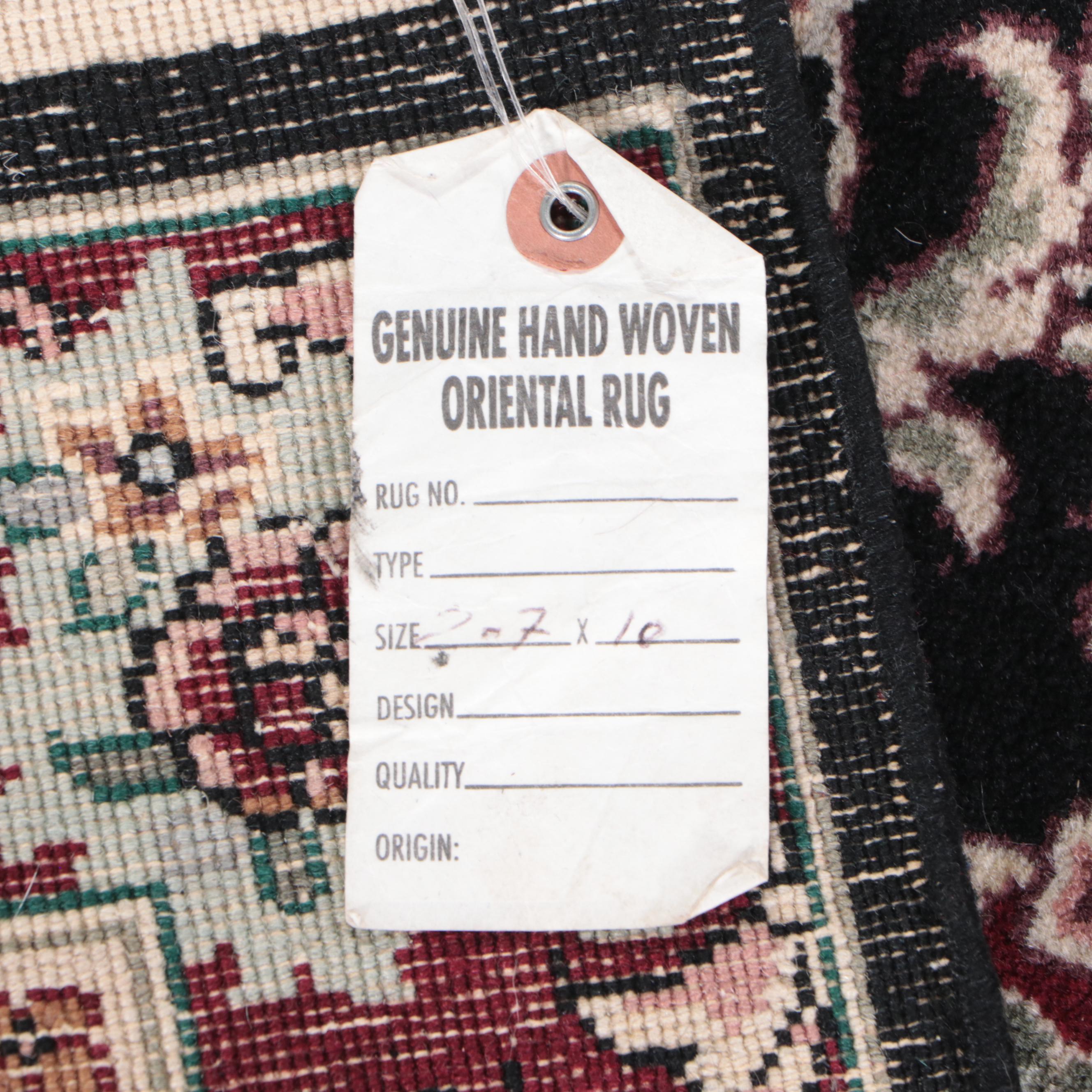 2'7 x 10'5 Hand-Knotted Sino-Persian Kashan Carpet Runner