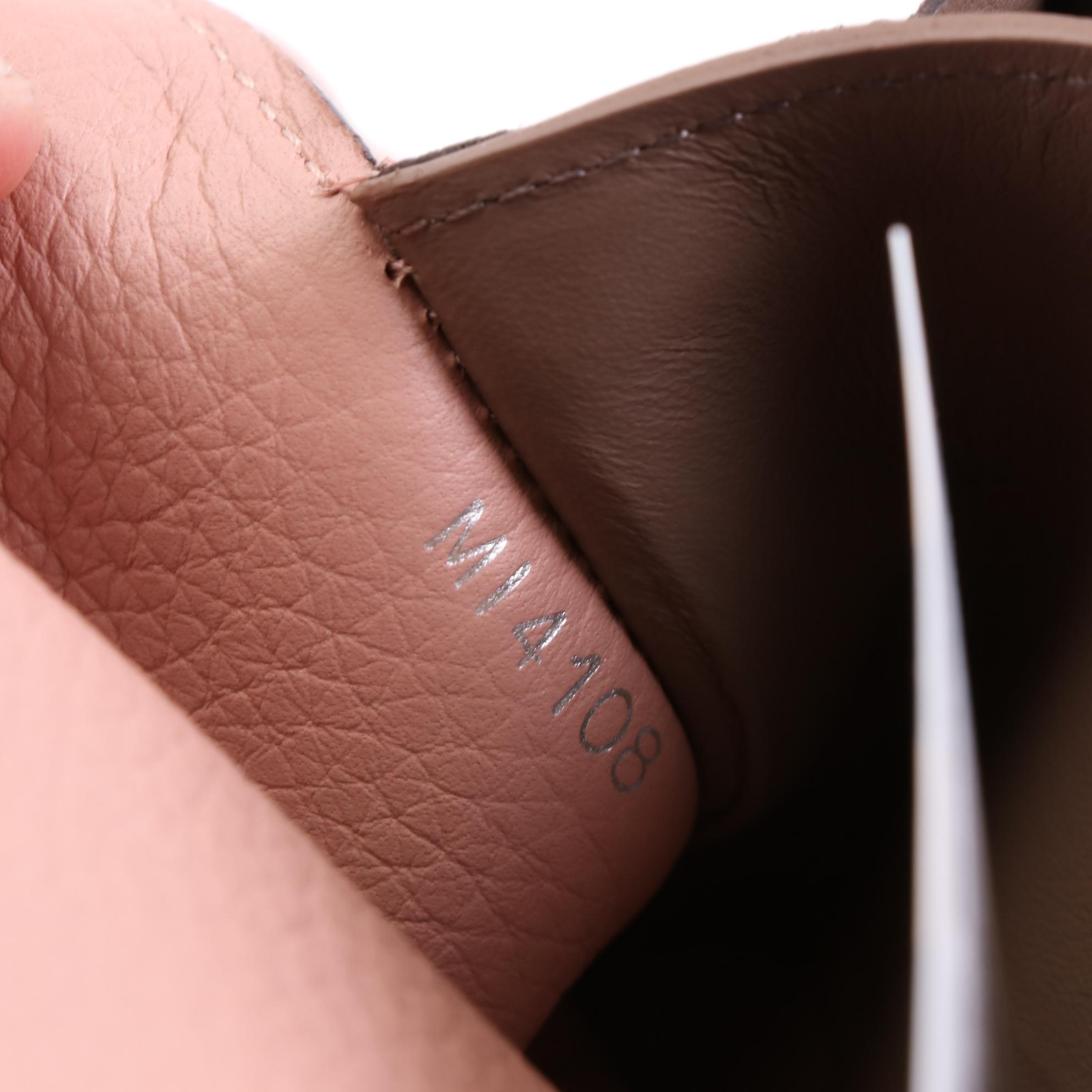 Louis Vuitton Capucines Logo Wallet in Grain Leather