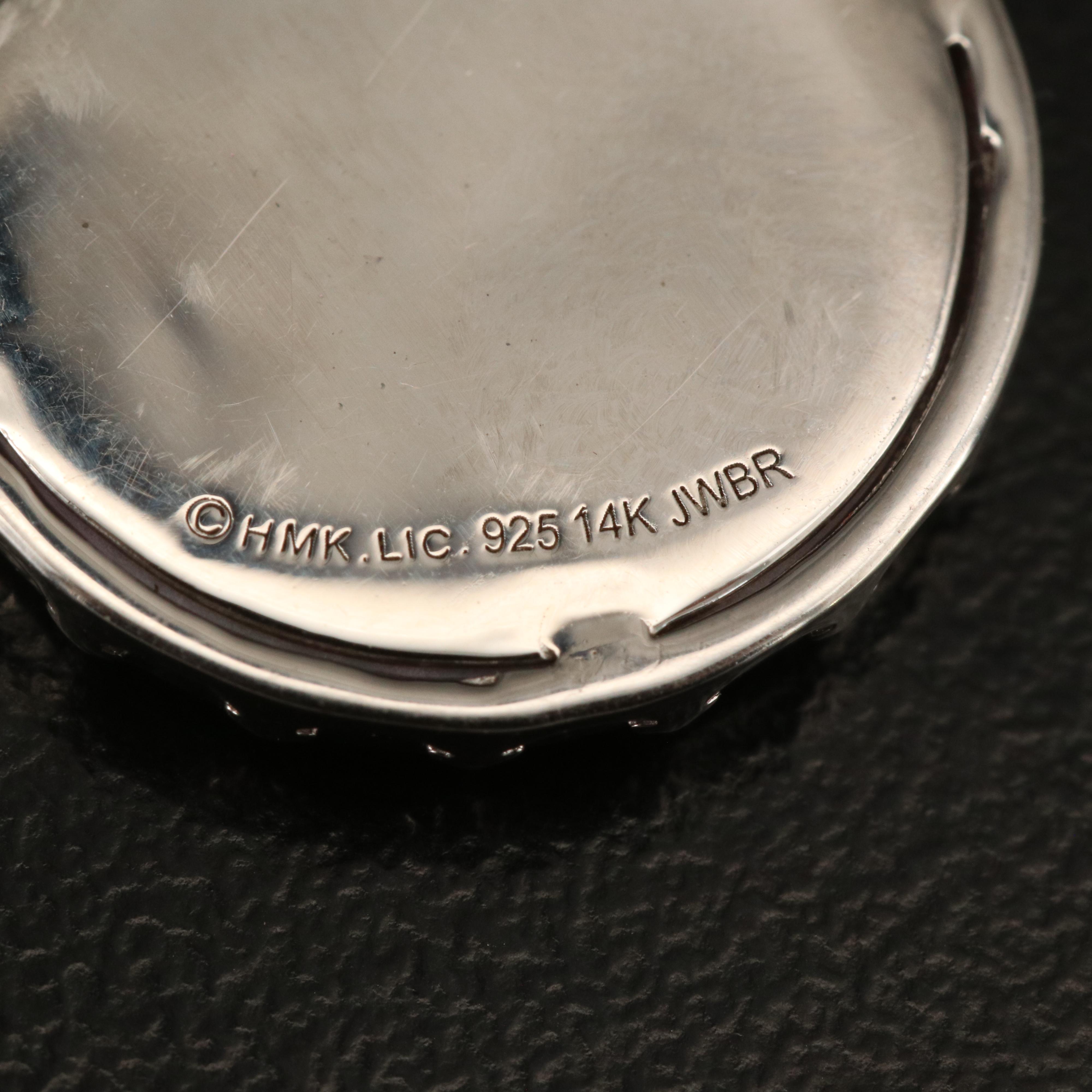 Sterling Diamond Heart Pendant Necklace