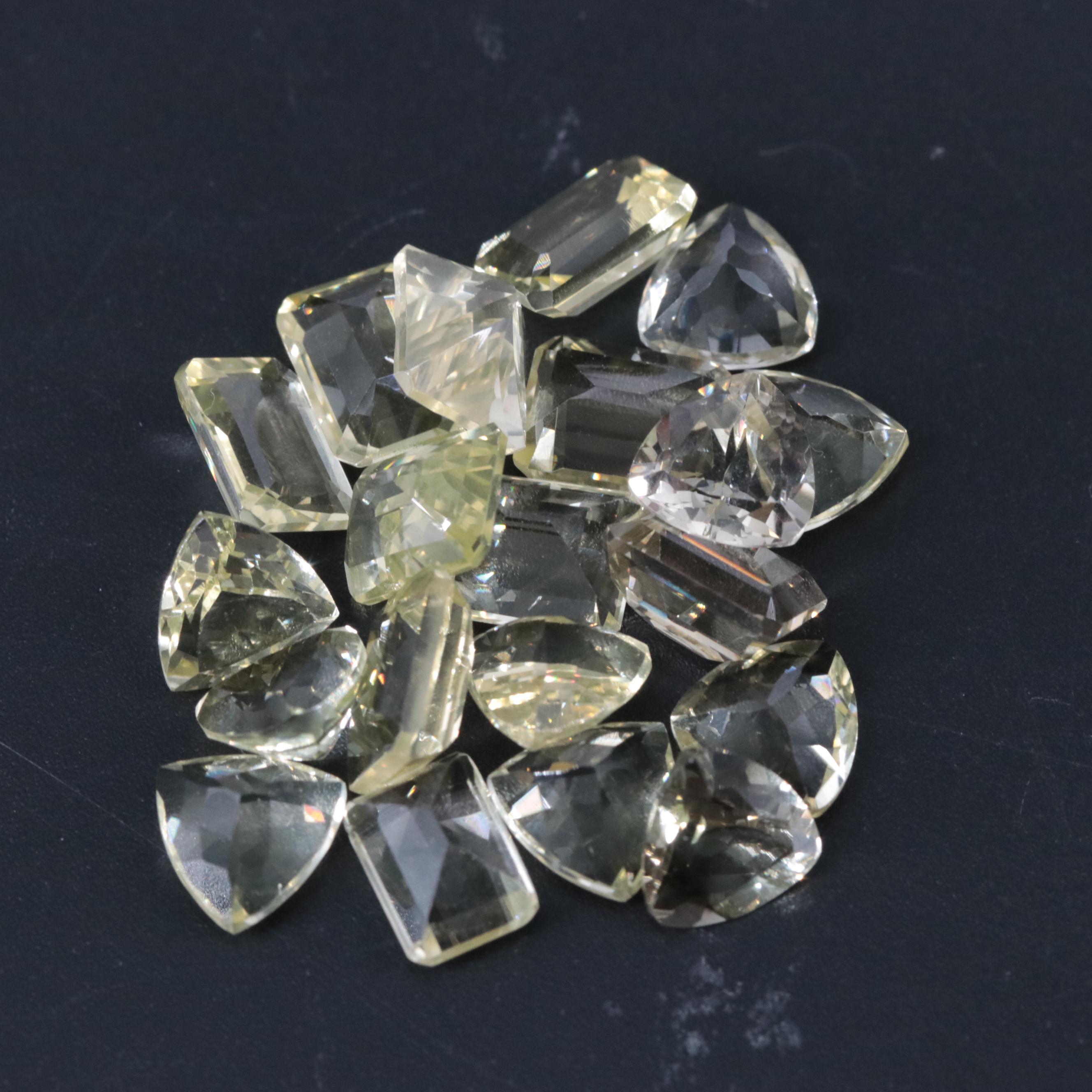 Loose 37.54 CTW Lemon Quartz
