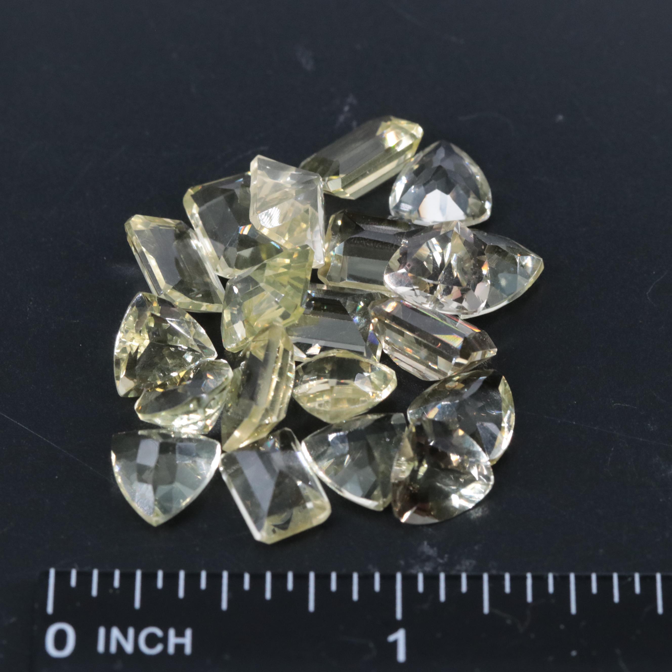 Loose 37.54 CTW Lemon Quartz