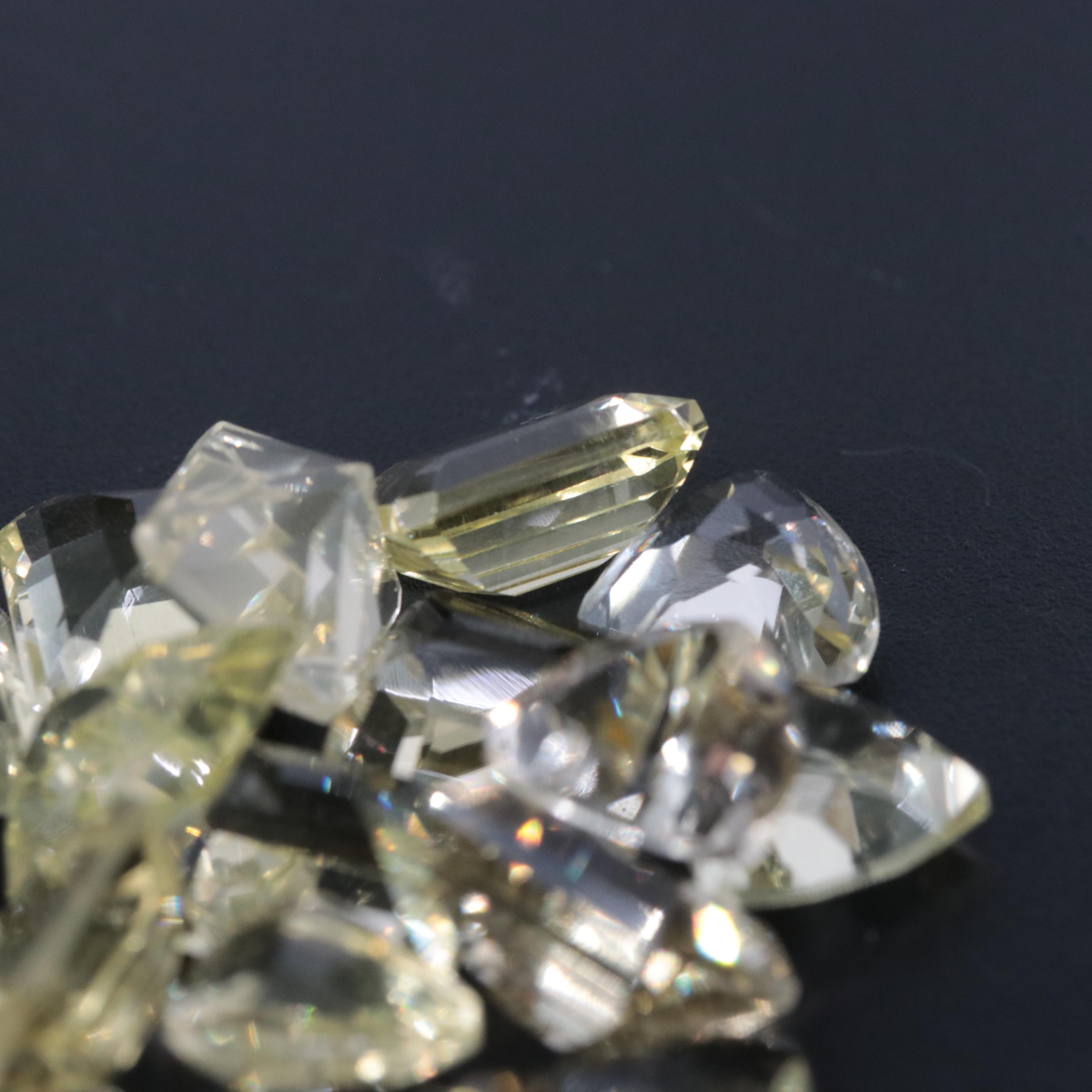 Loose 37.54 CTW Lemon Quartz