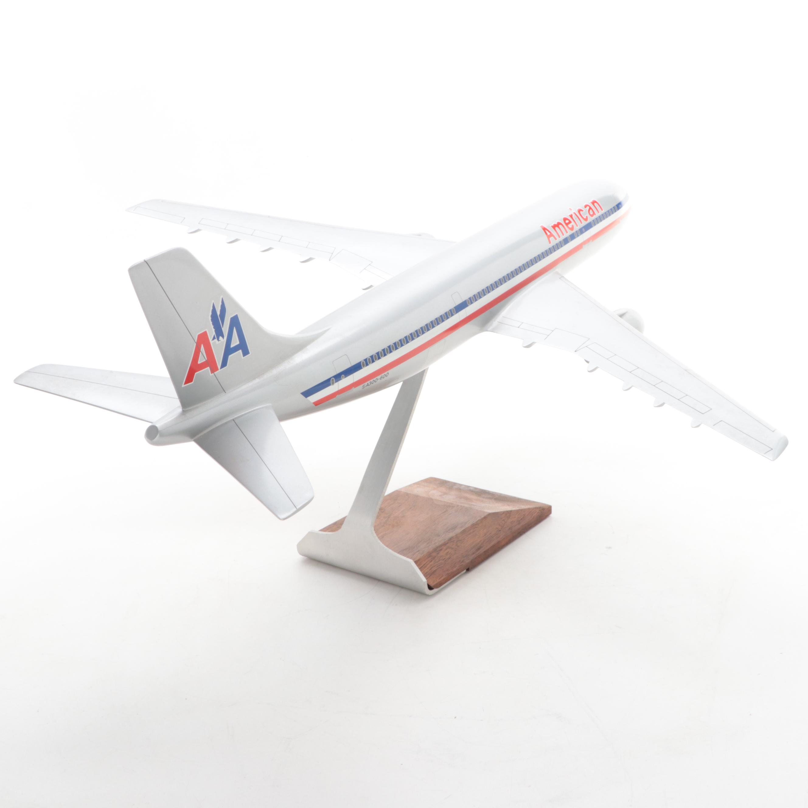 American Airlines A300-600 Model Airplane