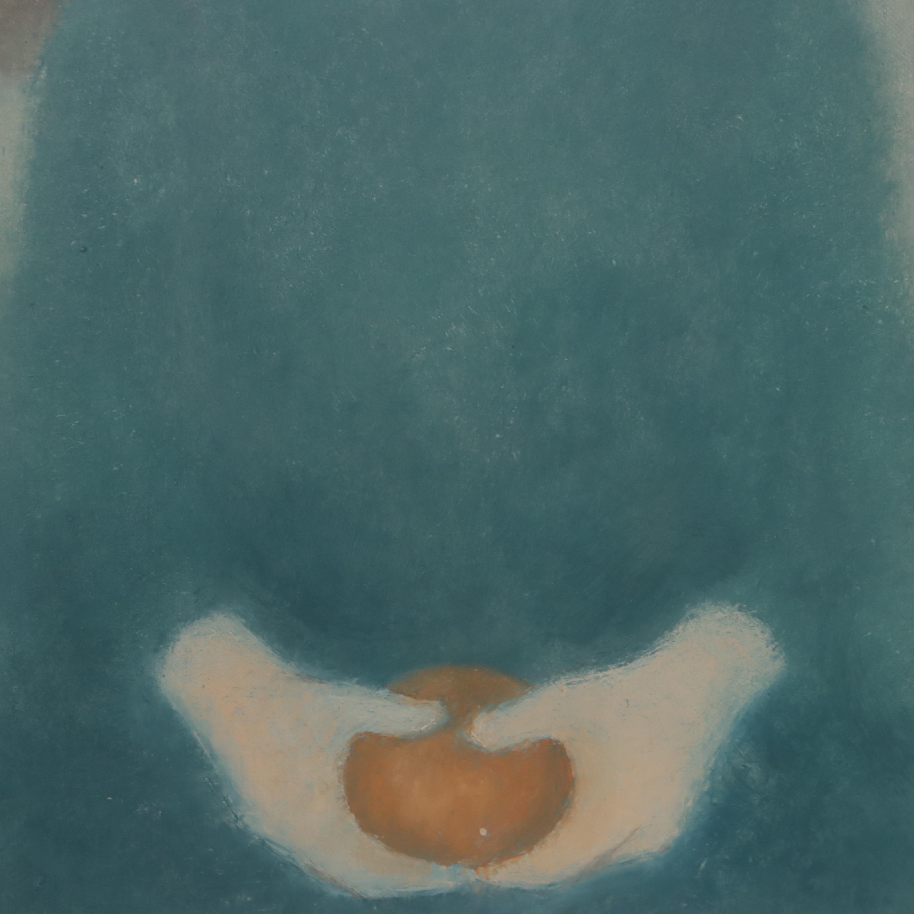 Irene G. Fisher Oil Pastel Drawing of Portrait