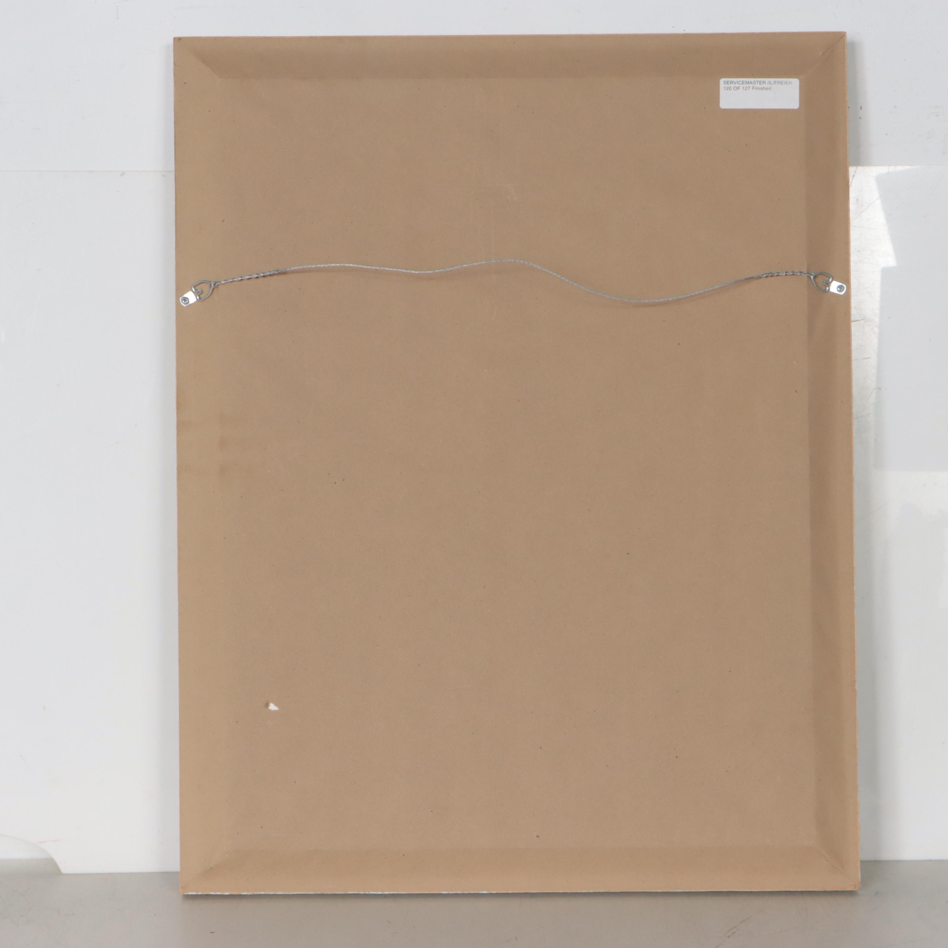 Irene G. Fisher Oil Pastel Drawing of Portrait