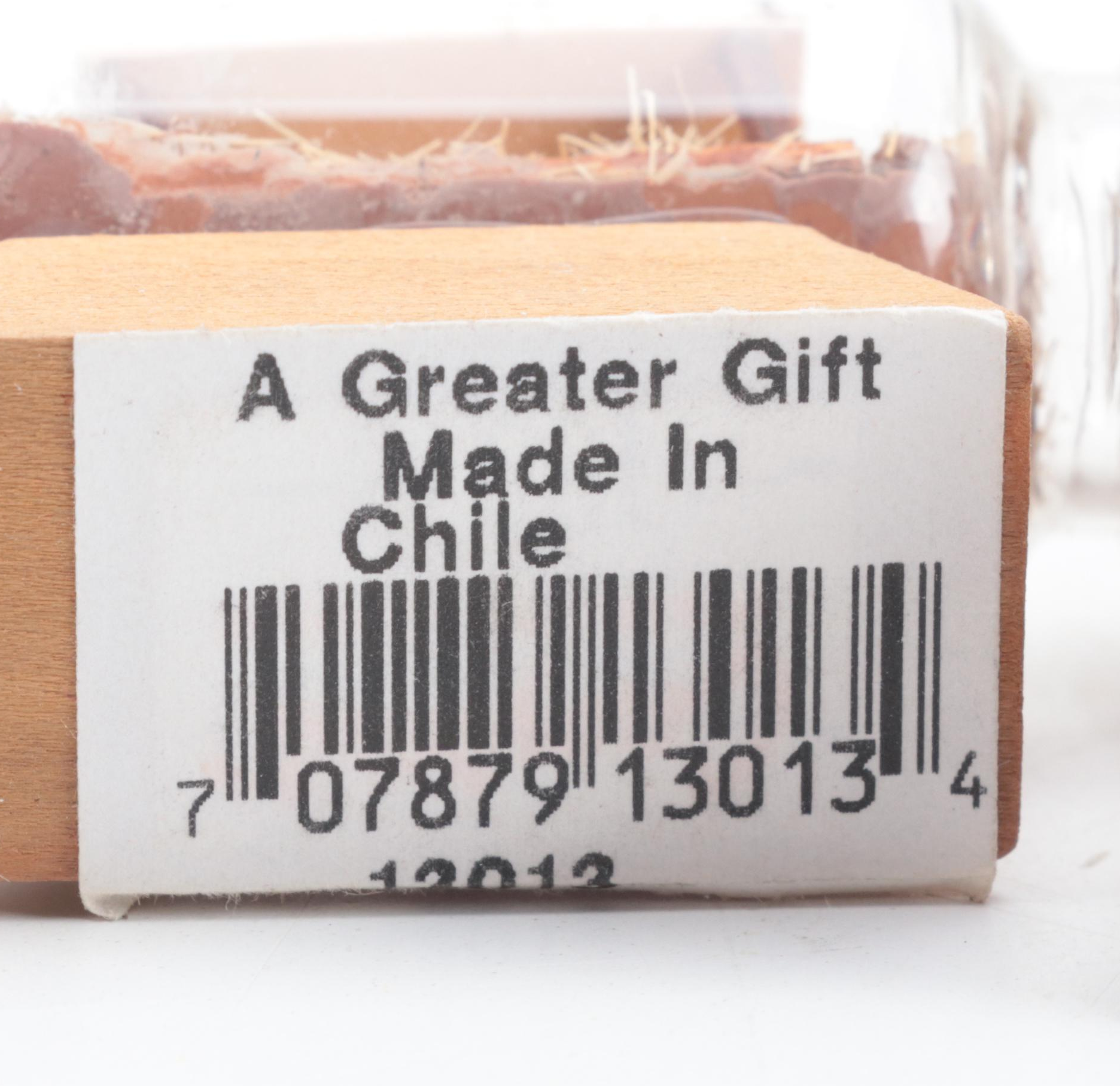 Coconut Shell Christmas Nativity with Other Nativities and Figurines