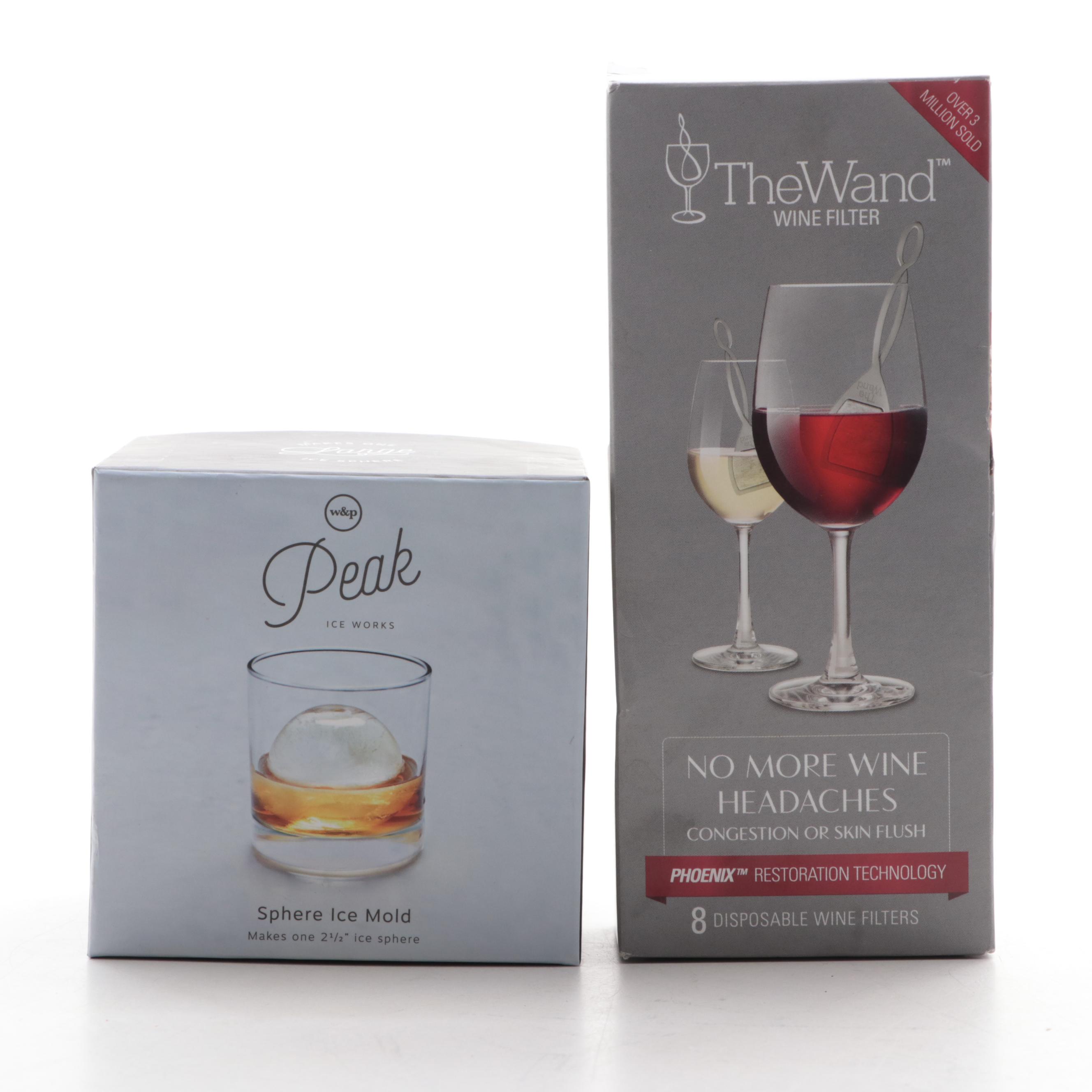 Costco Professional Corkscrew with Ice Sphere Mold and Wine Filter