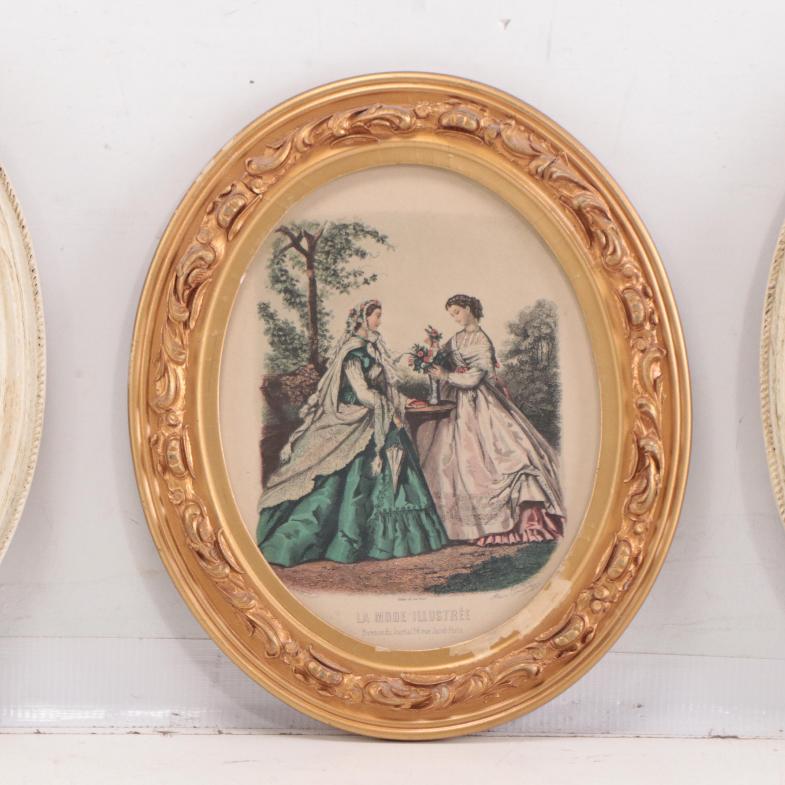 Color Lithographs After Adèle-Anaïs Colin Toudouze from "La Mode Illustrée"