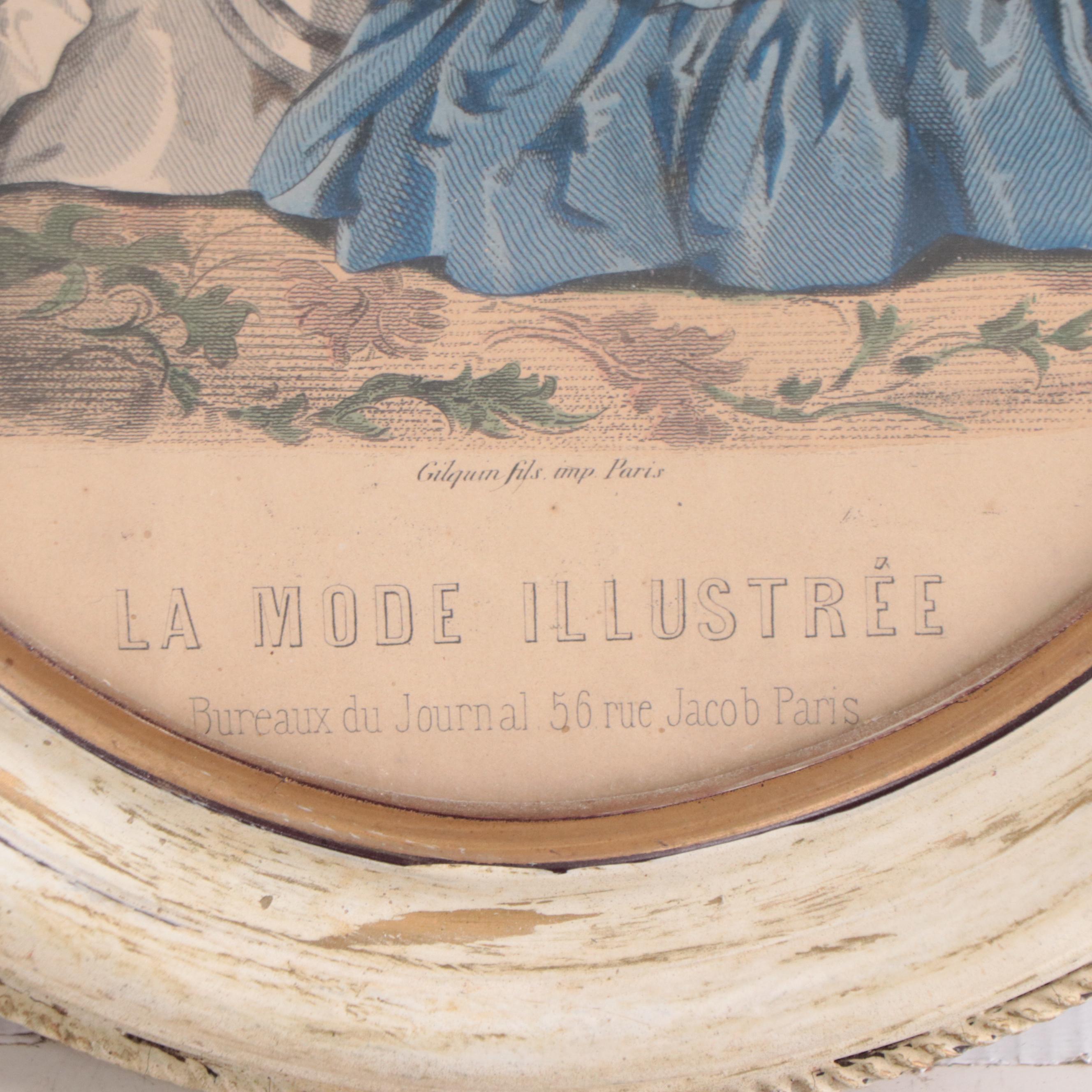 Color Lithographs After Adèle-Anaïs Colin Toudouze from "La Mode Illustrée"