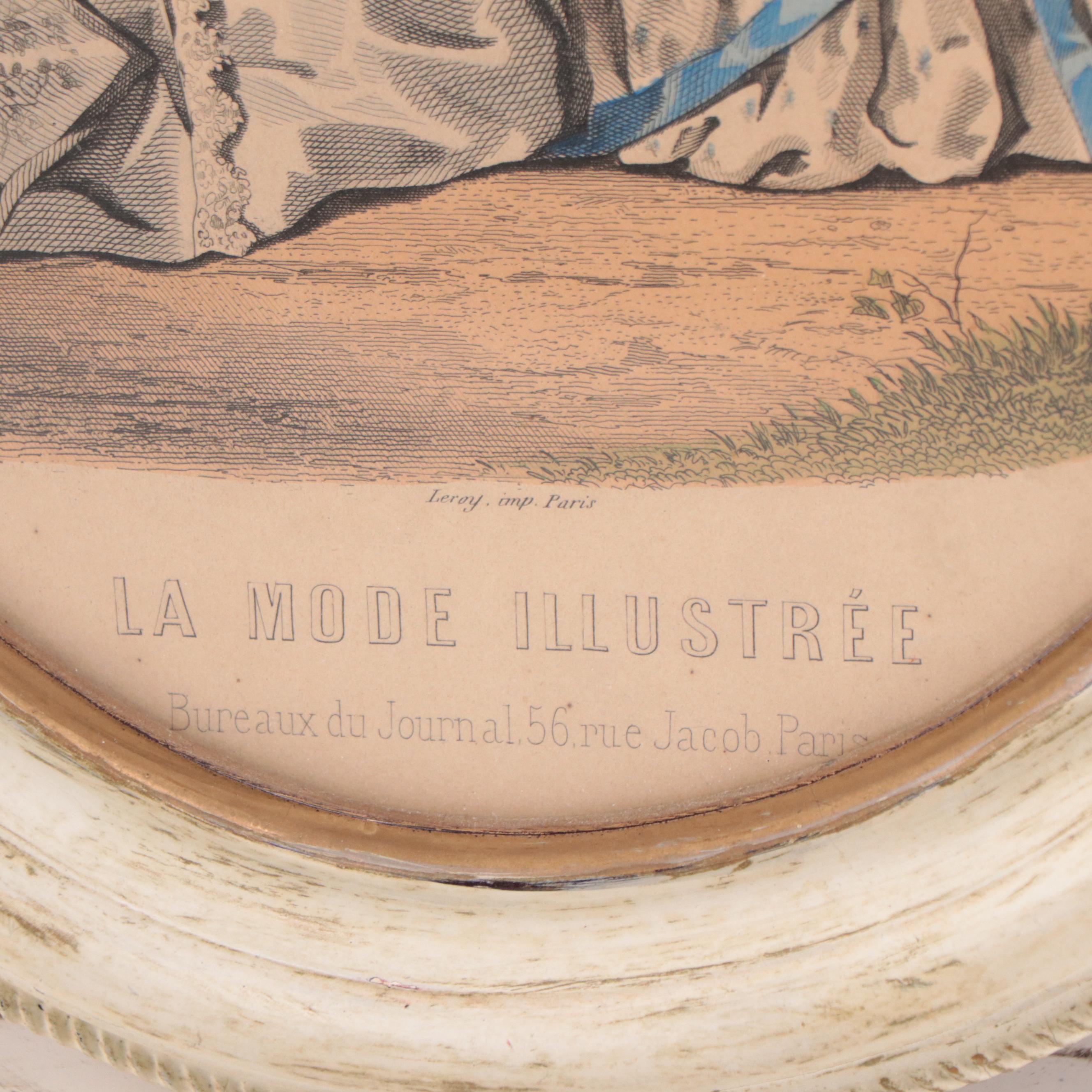 Color Lithographs After Adèle-Anaïs Colin Toudouze from "La Mode Illustrée"