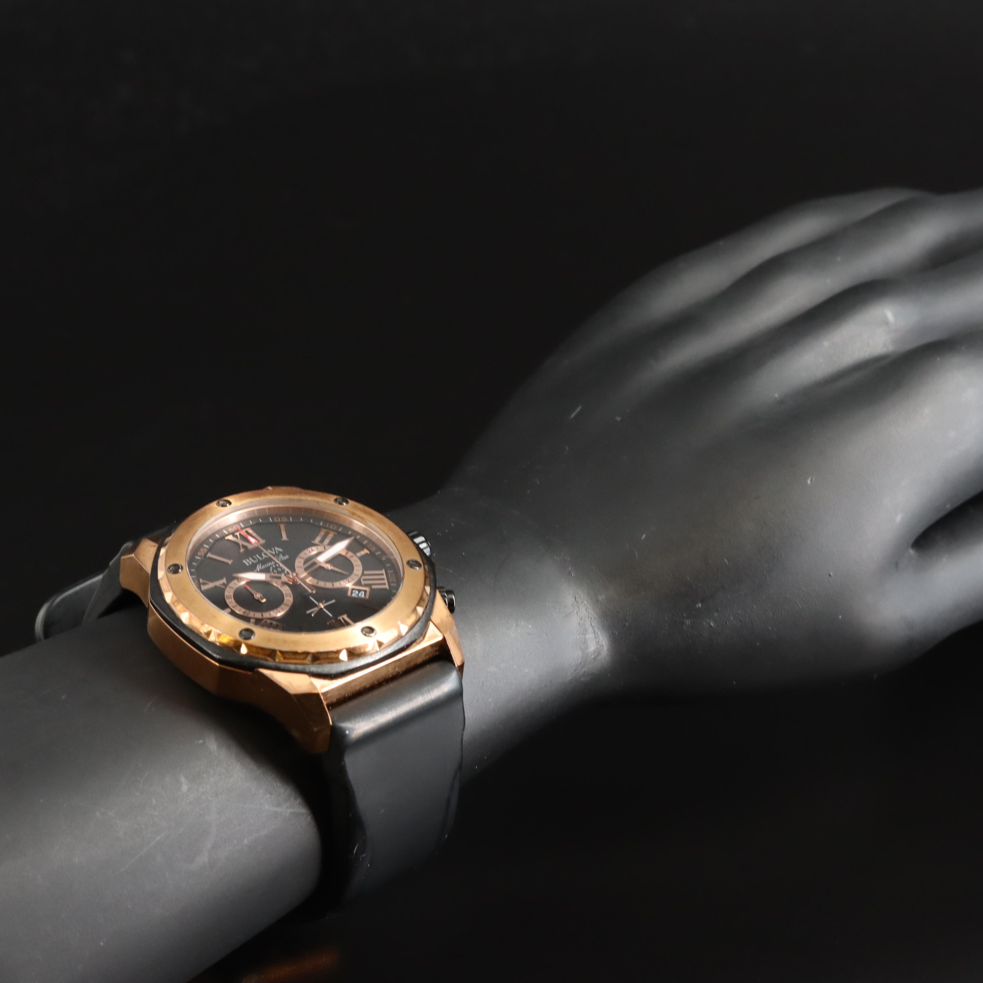 Bulova Marine Star 100 Meters Chronograph Watch