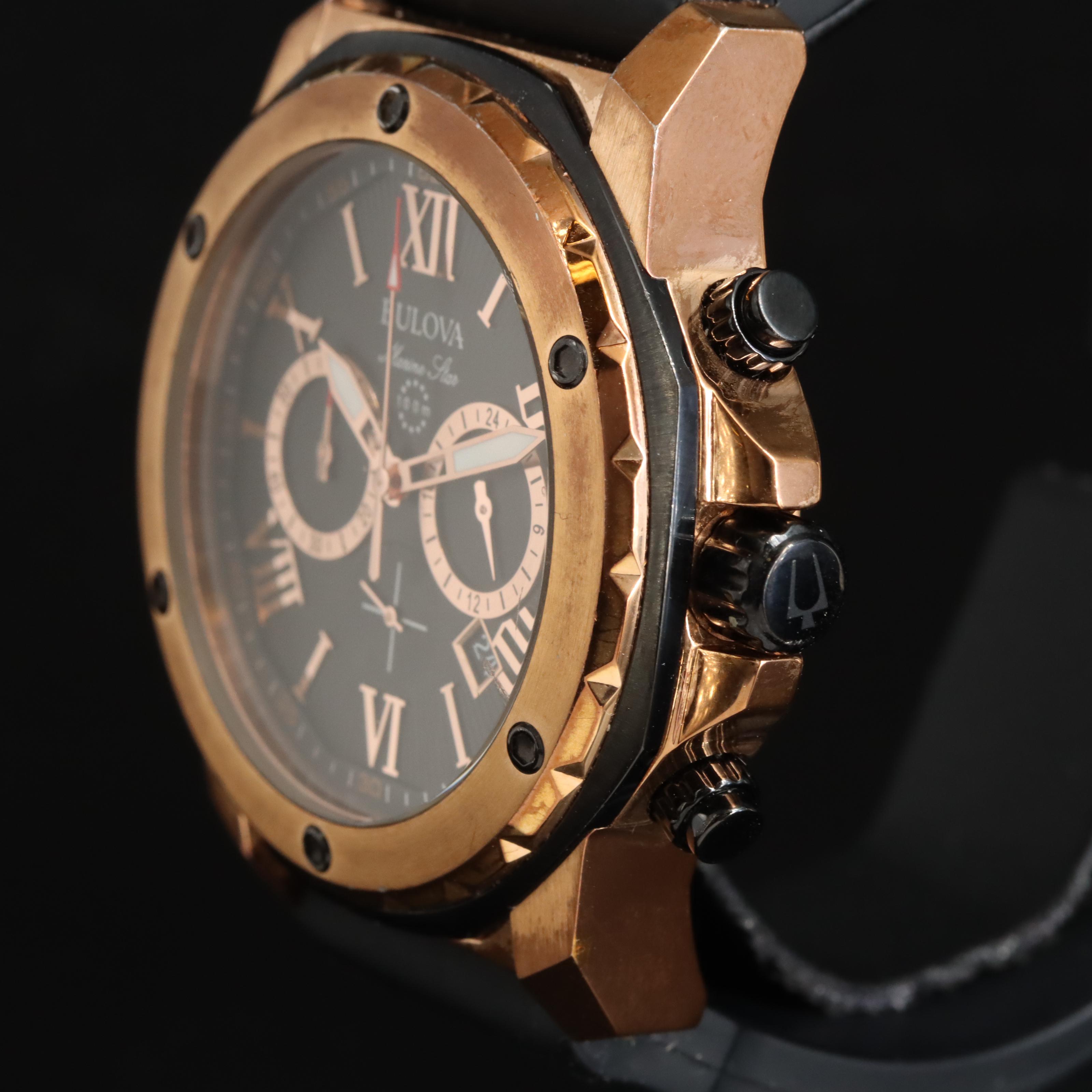 Bulova Marine Star 100 Meters Chronograph Watch