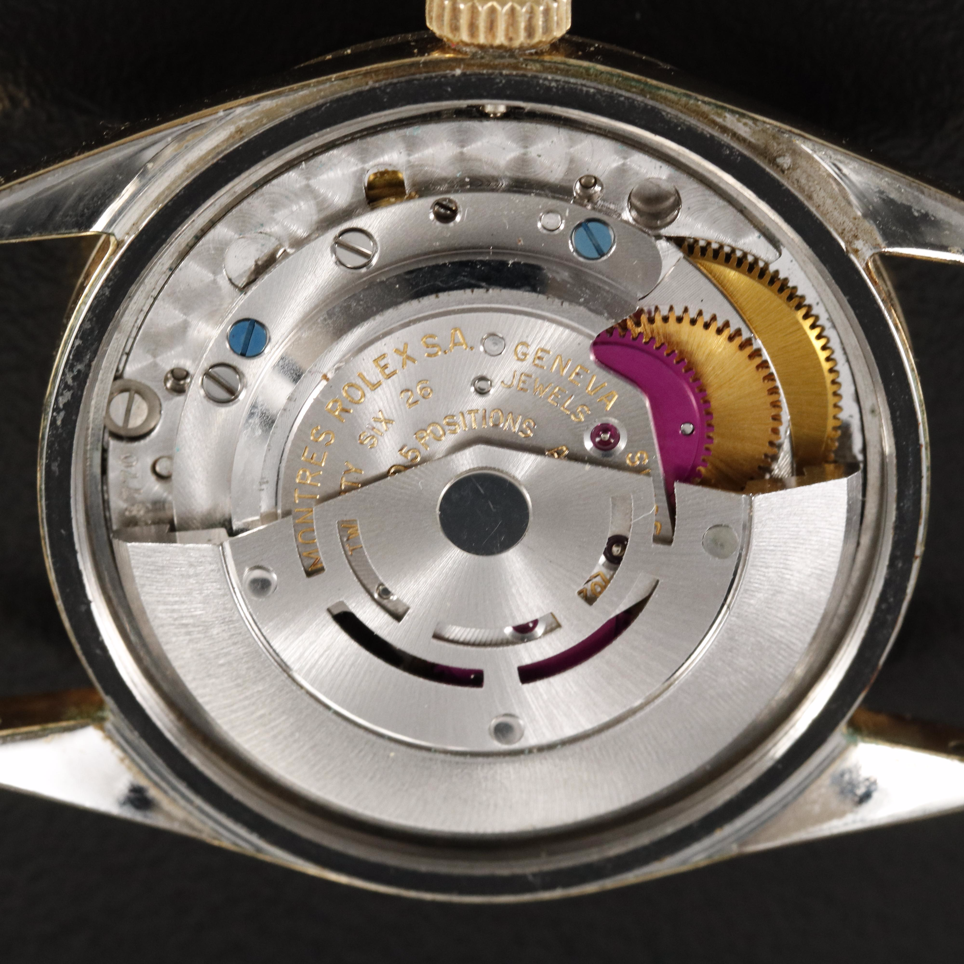 1972 Gold Shell and Diamond Rolex Oyster Perpetual Date Watch