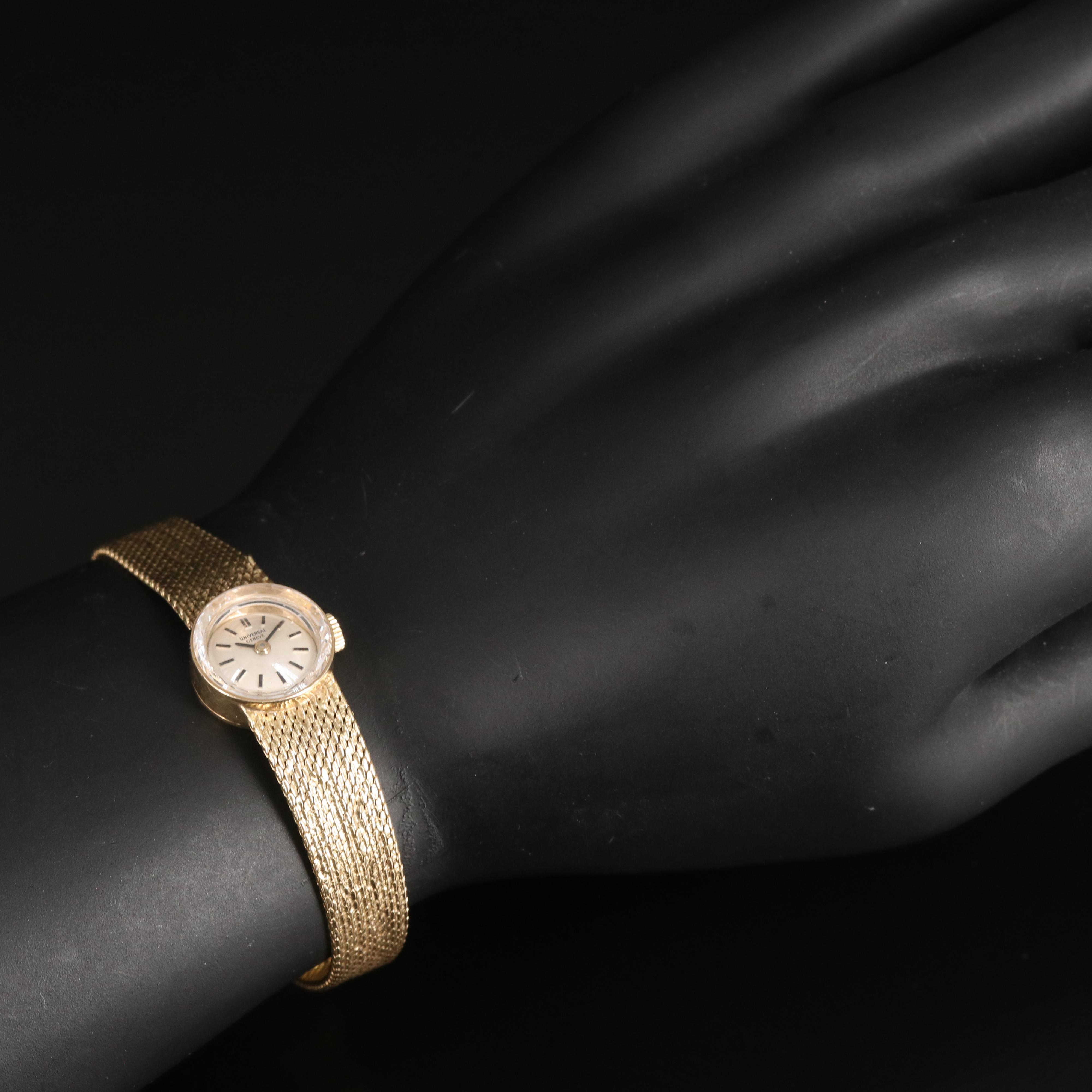 14K Universal Geneve Stem Wind Watch