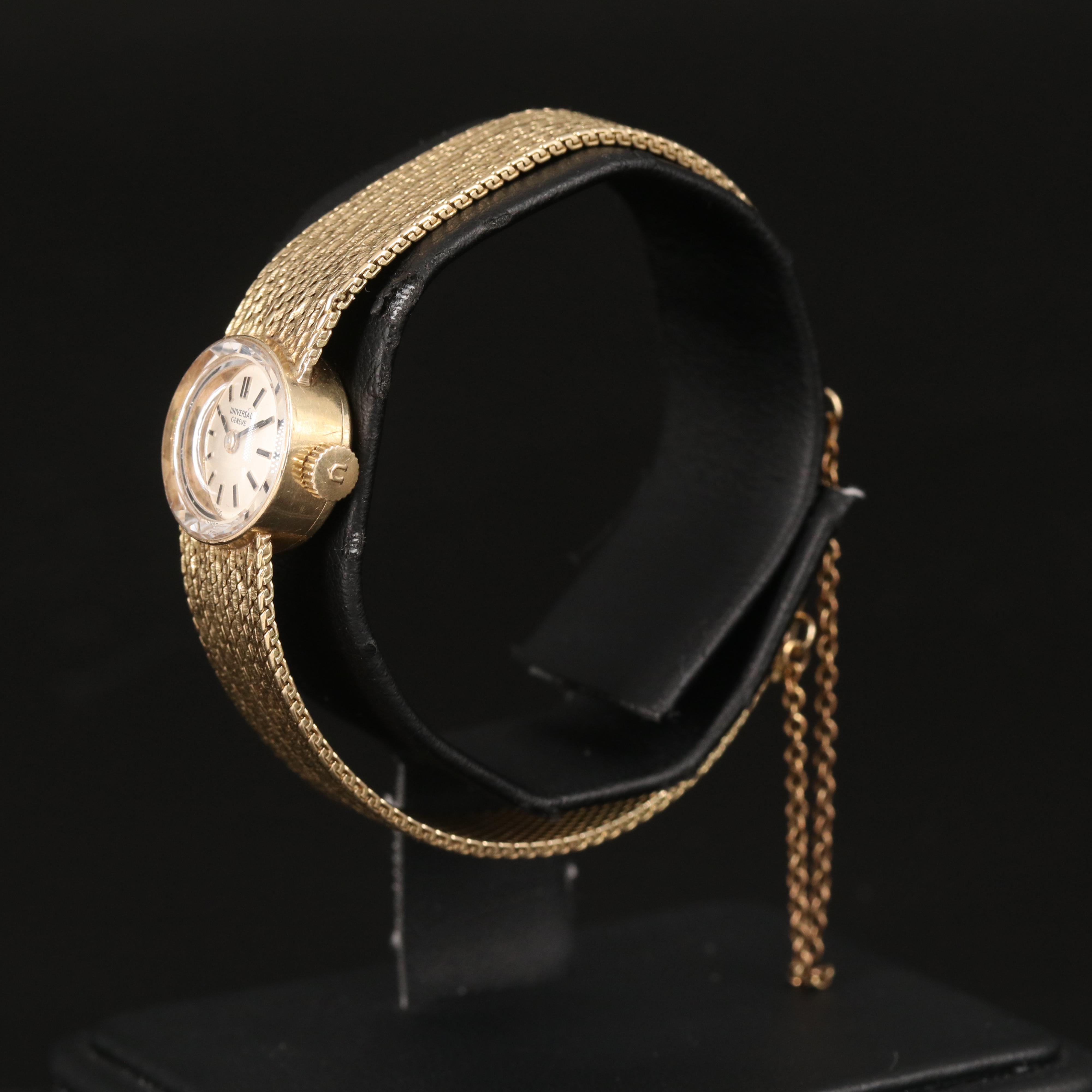 14K Universal Geneve Stem Wind Watch