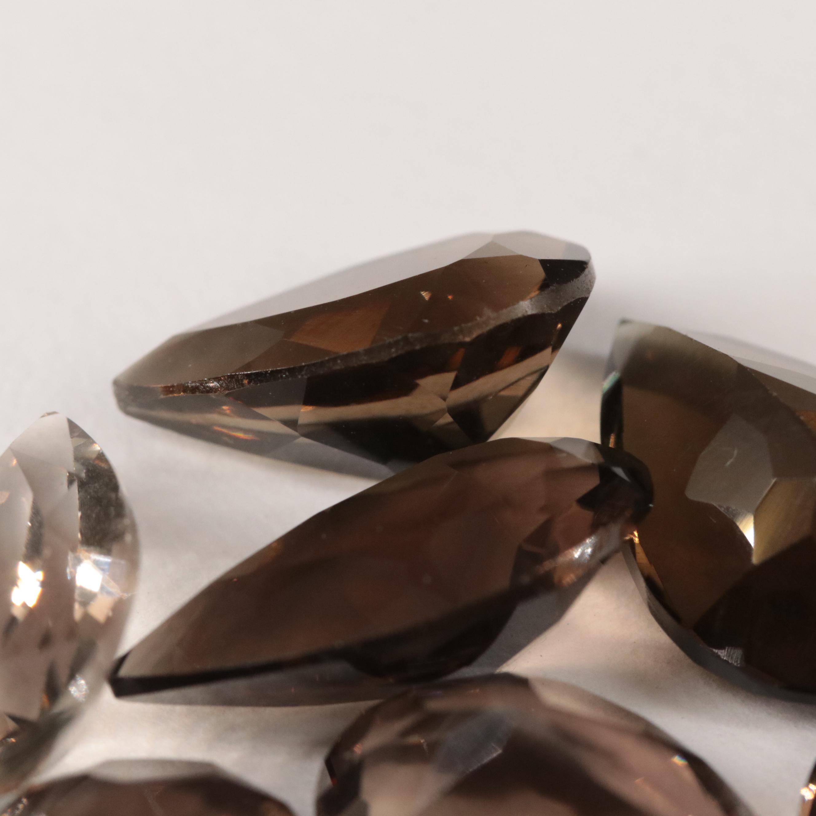 Loose 38.33 CTW Smoky Quartz