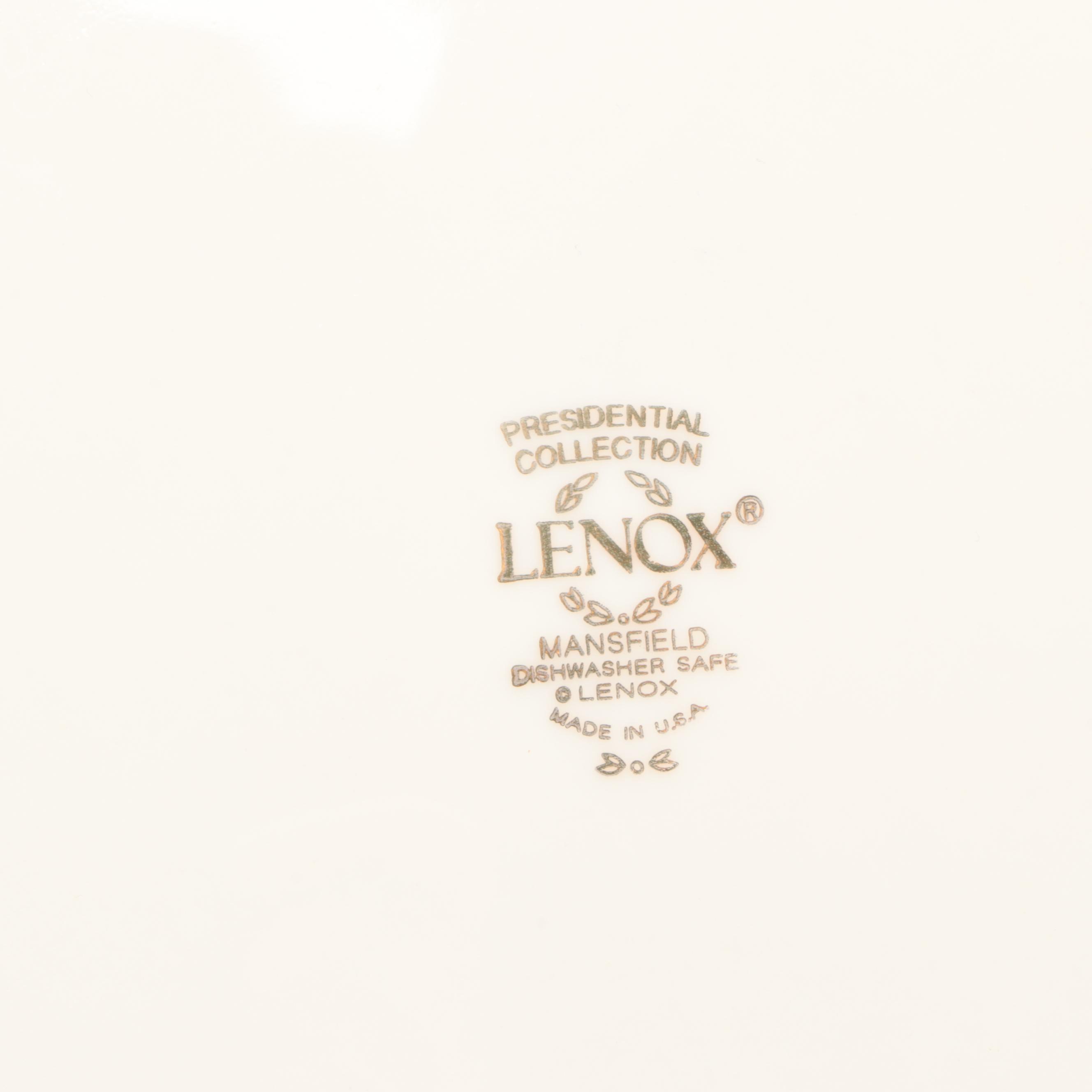 Lenox "Mansfield" Covered Vegetable and Other Lenox Porcelain Bowls