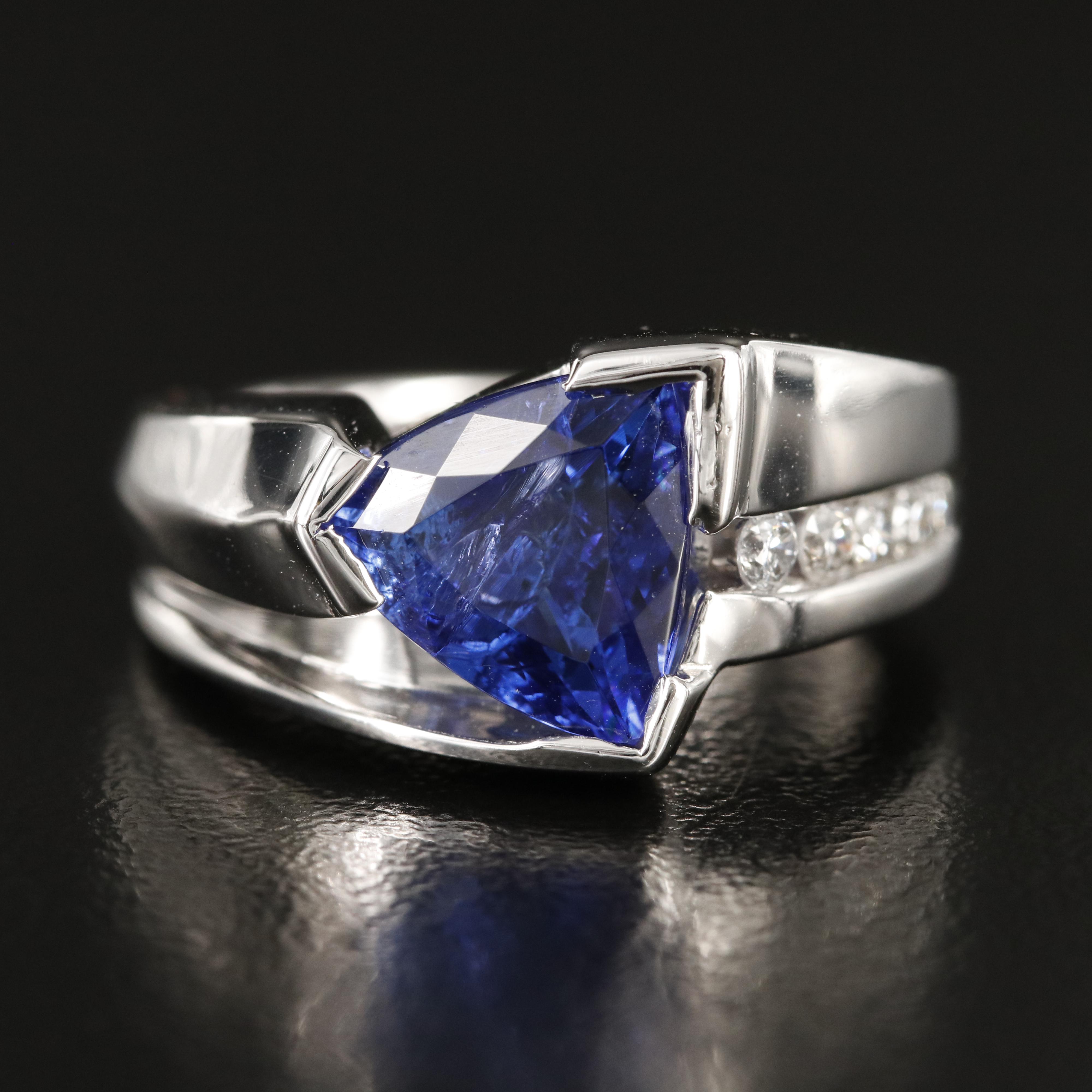 14K Tanzanite and Diamond Ring