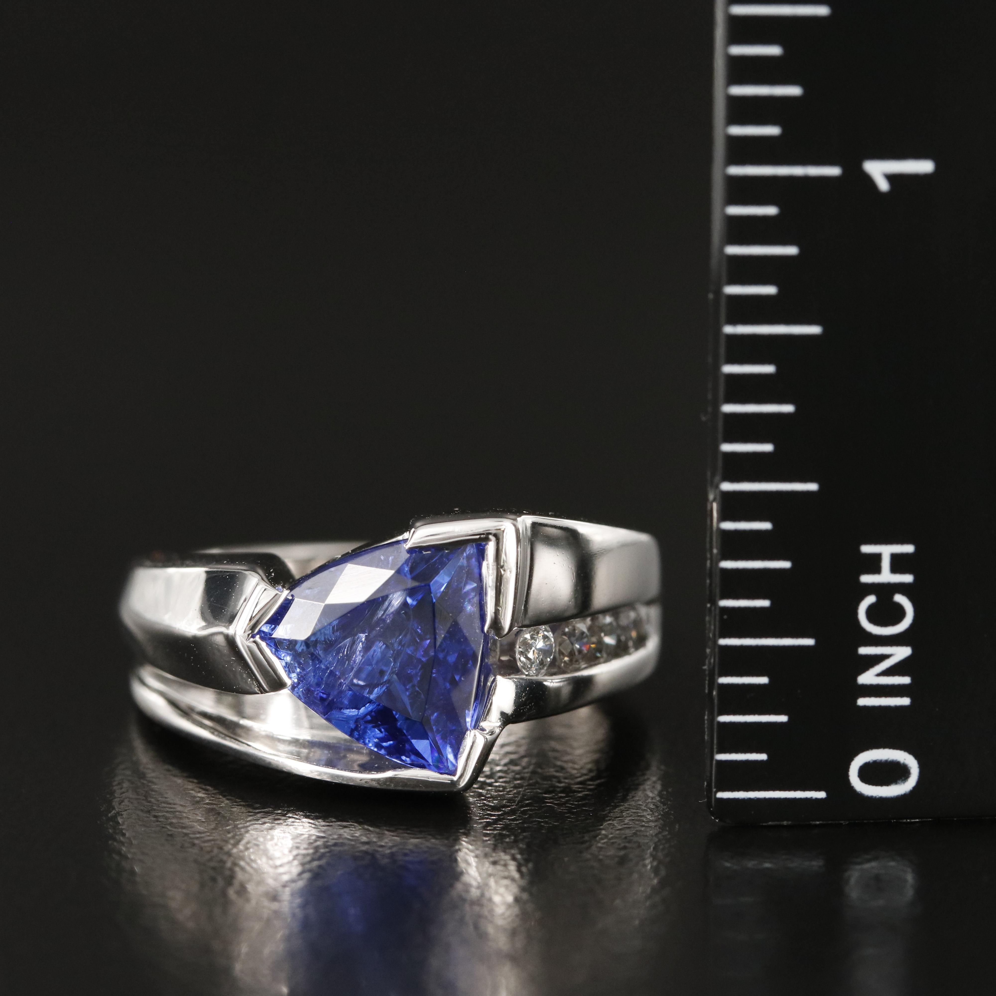 14K Tanzanite and Diamond Ring