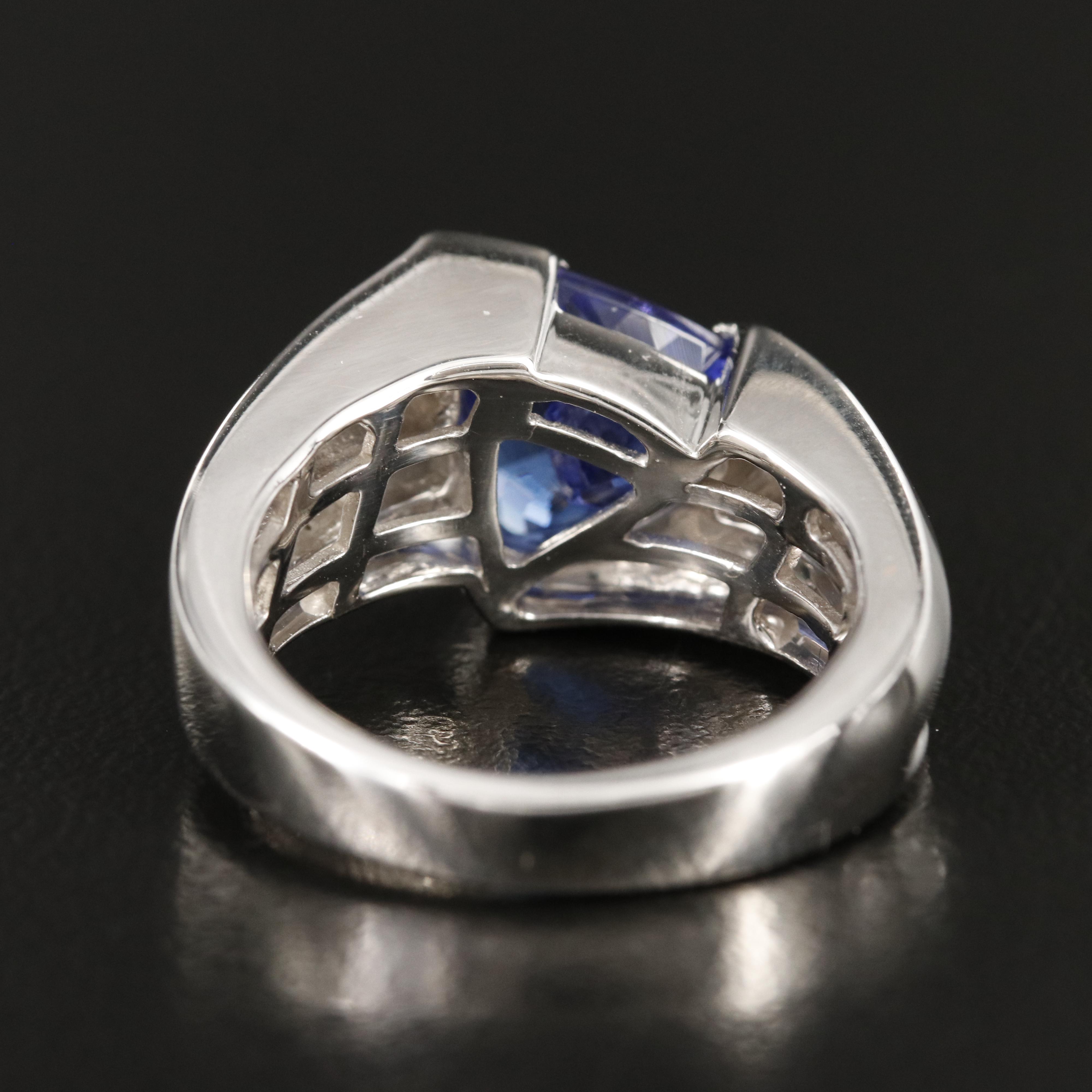 14K Tanzanite and Diamond Ring