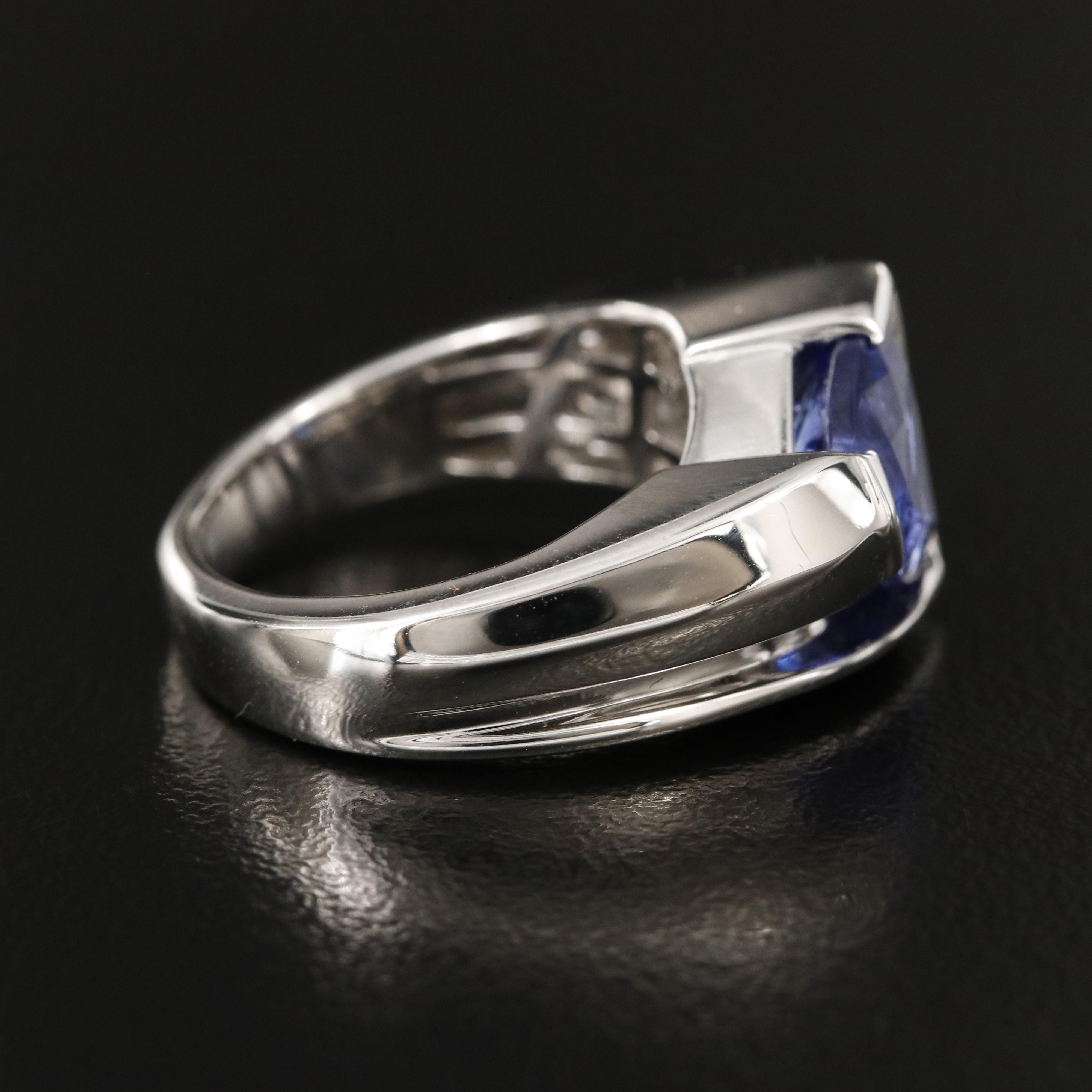 14K Tanzanite and Diamond Ring