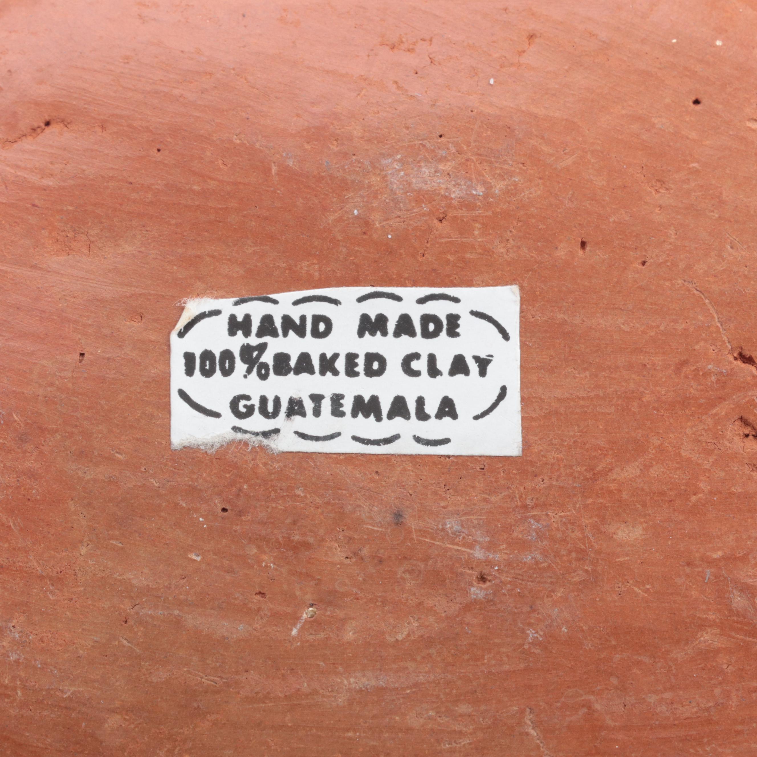 Guatemalan Handmade Clay Crèche with Other Nativity Sets