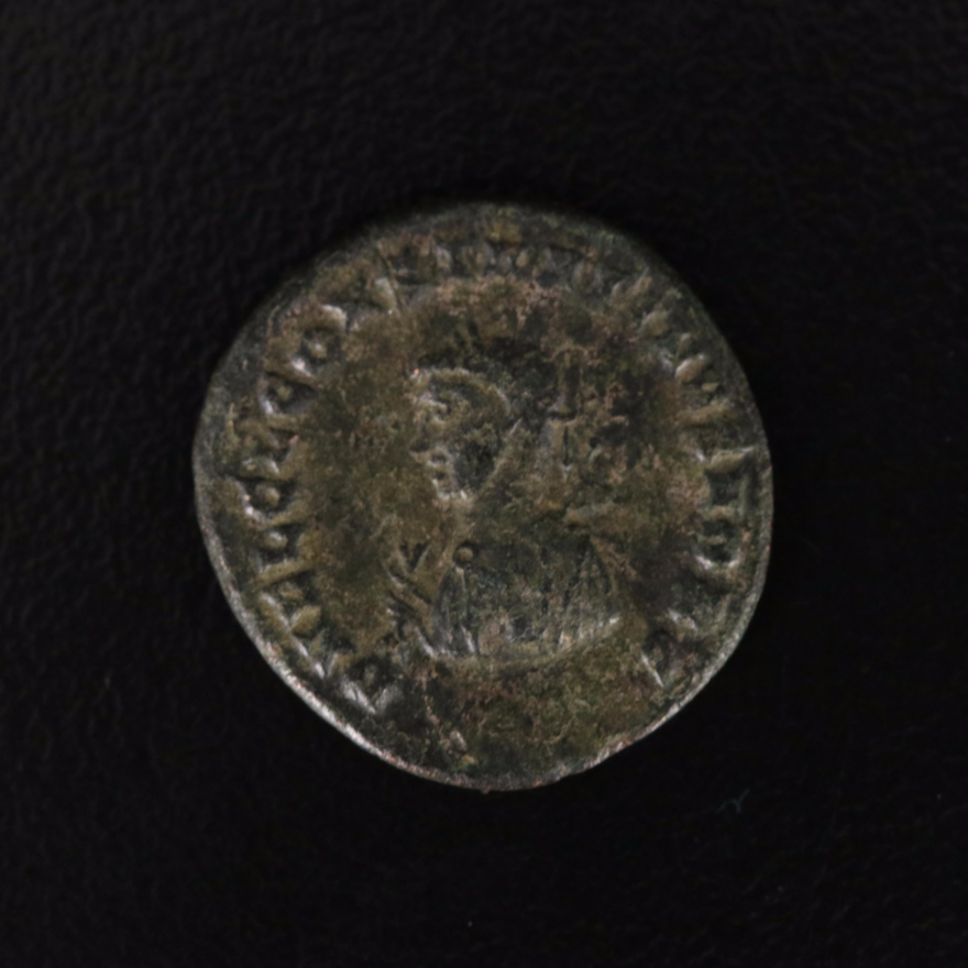 Ancient Roman Imperial Æ4 Coin of Constantinus II, ca. 317 AD