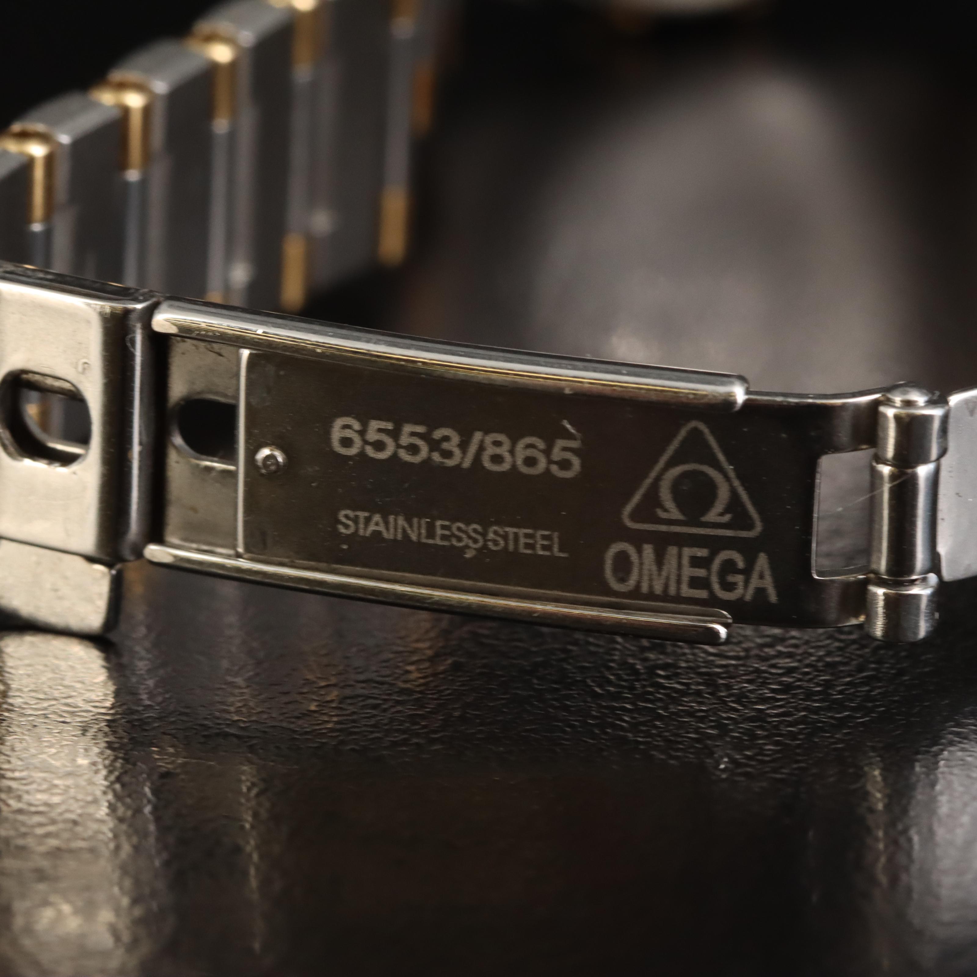 Omega Constellation 18K and Stainless Steel Quartz Watch