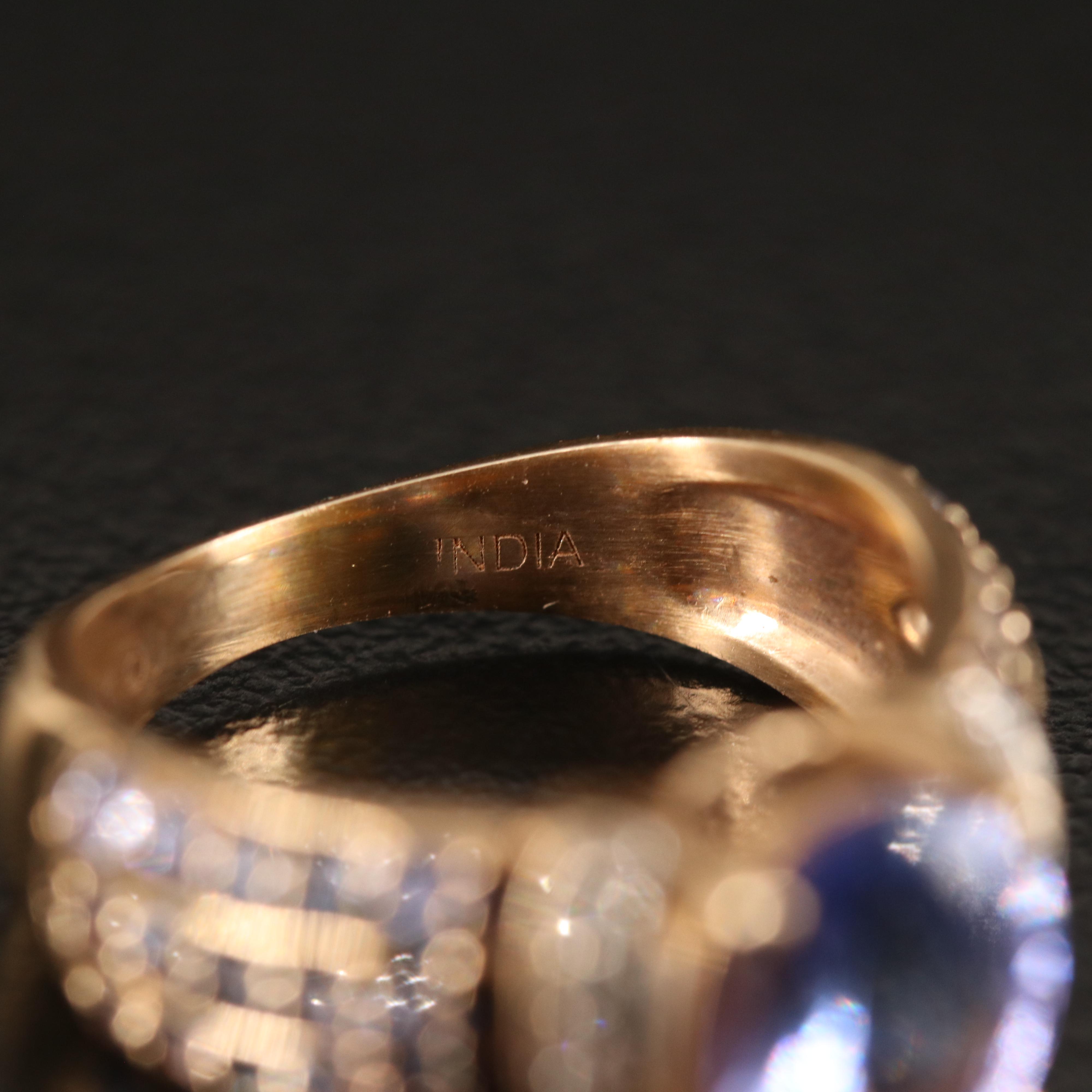 14K Tanzanite and Diamond Ring