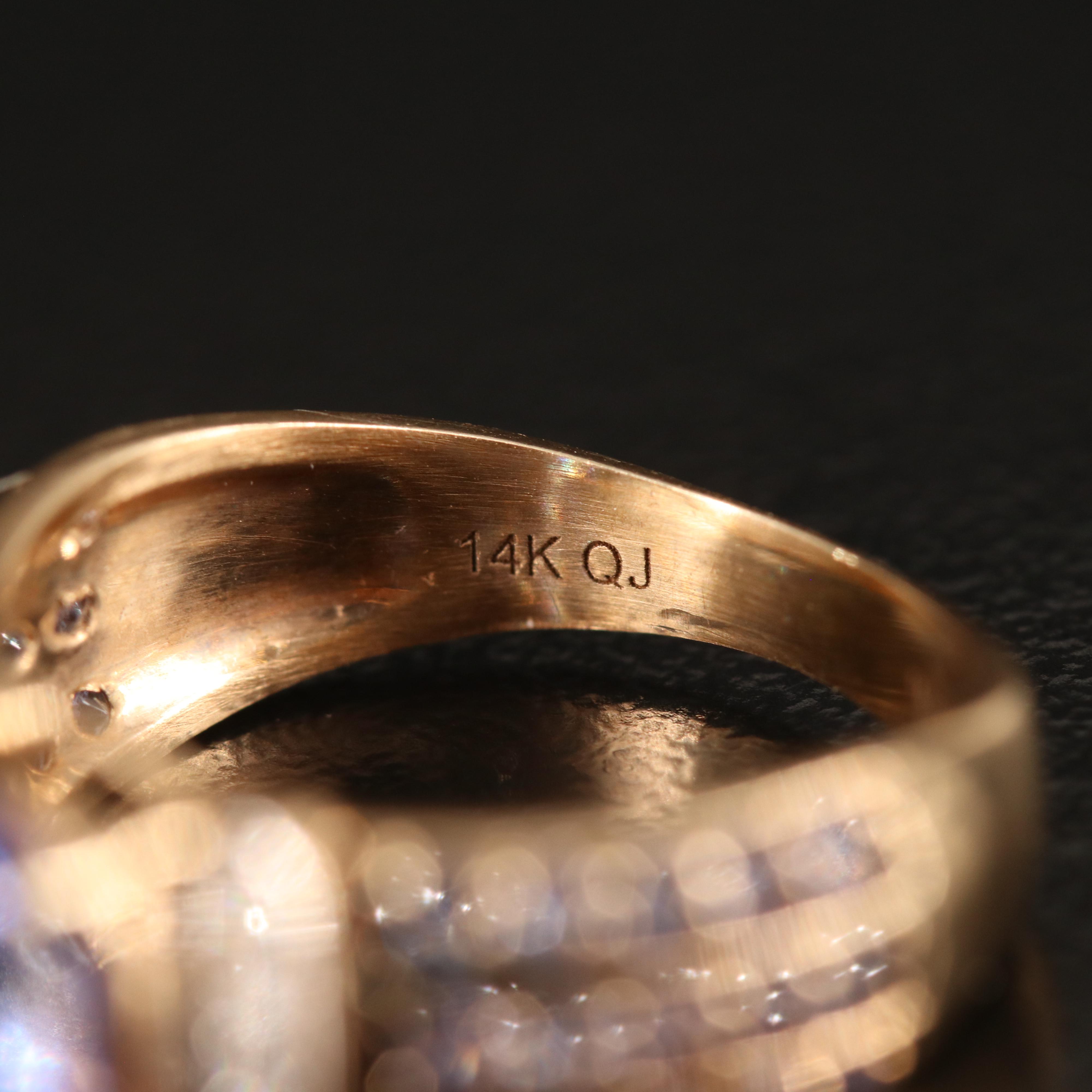 14K Tanzanite and Diamond Ring