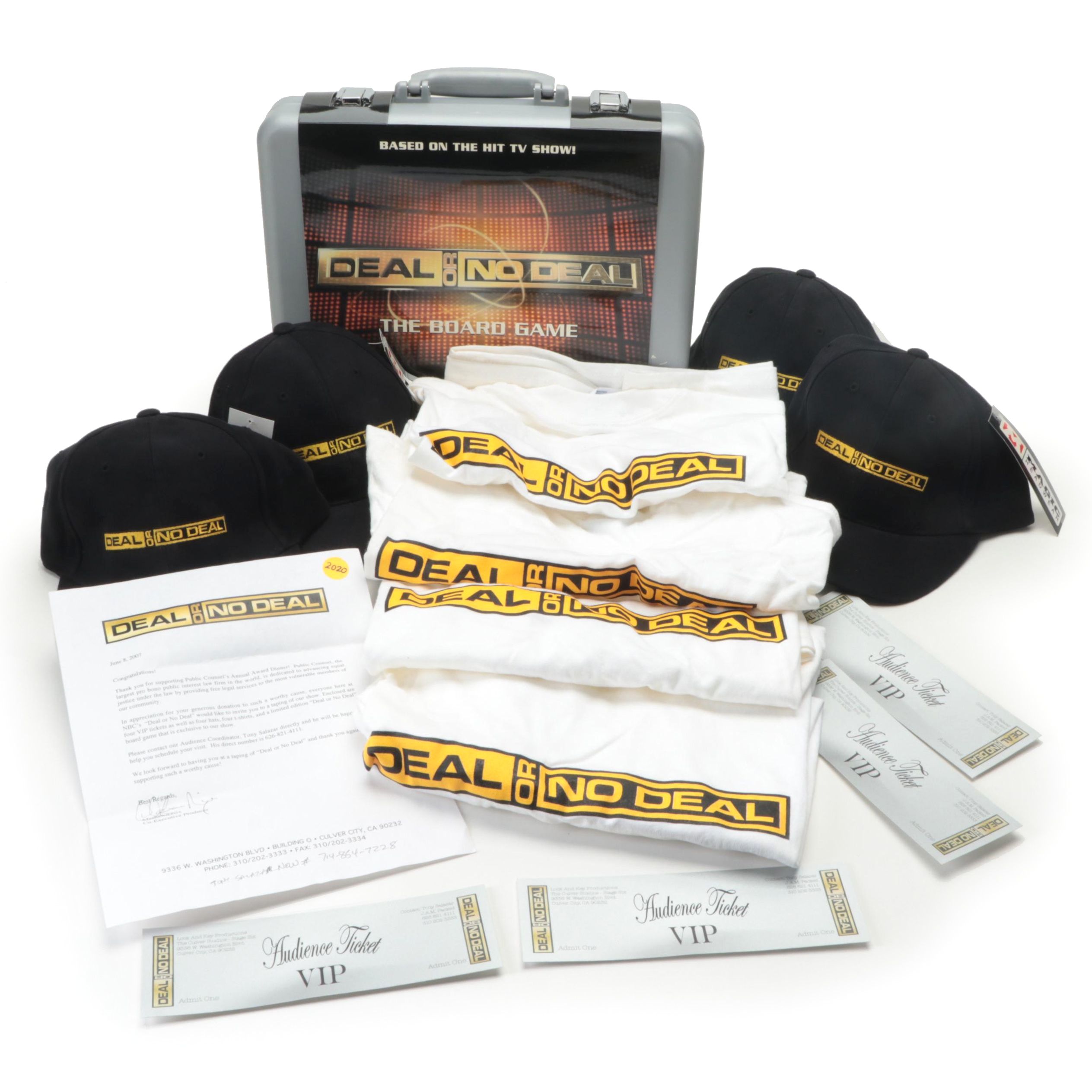 Deal or No Deal Official Merchandise Hats, Shirts, VIP Tickets and Board Game