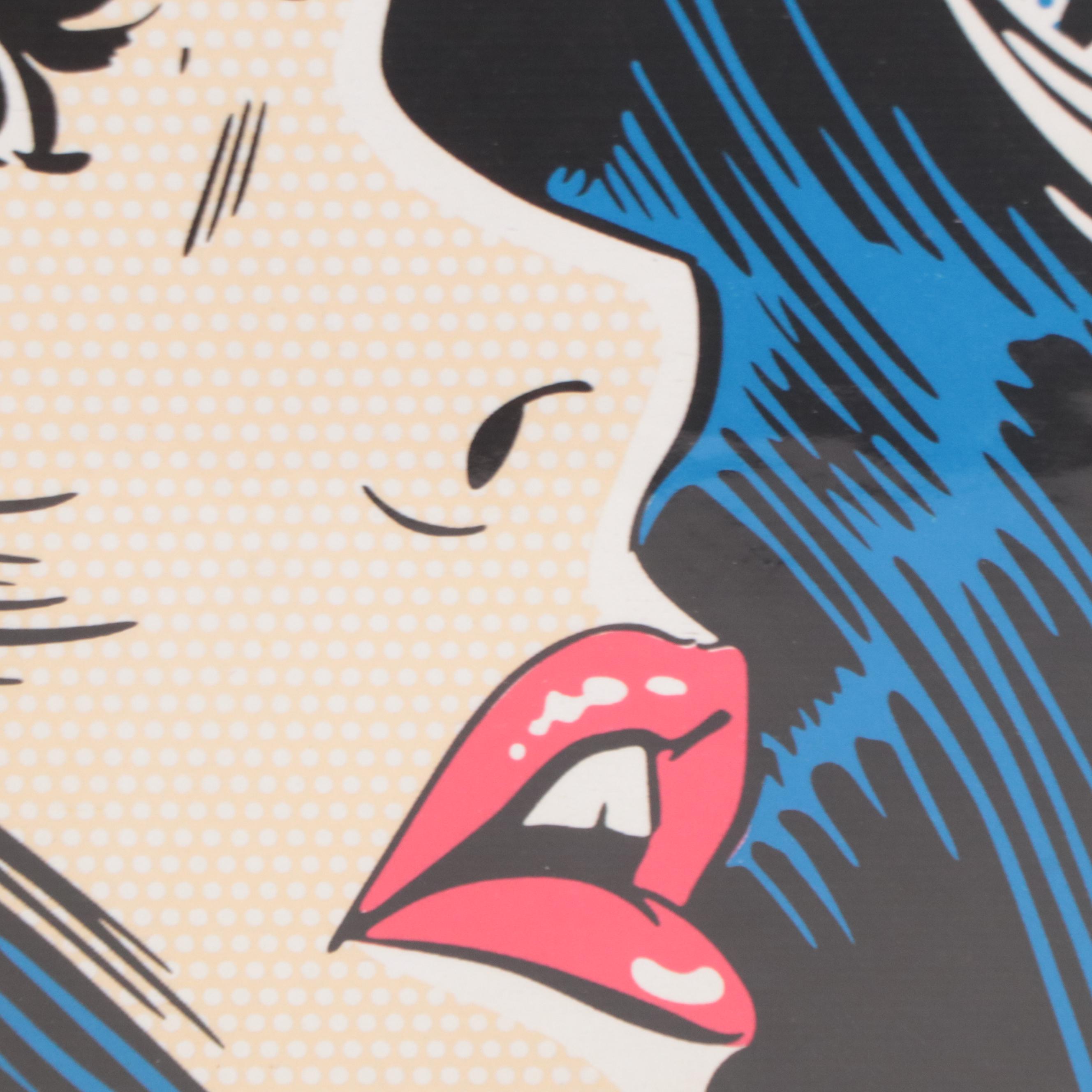 Denial Pop Art Giclée "...And Then Things Got Better," 21st Century