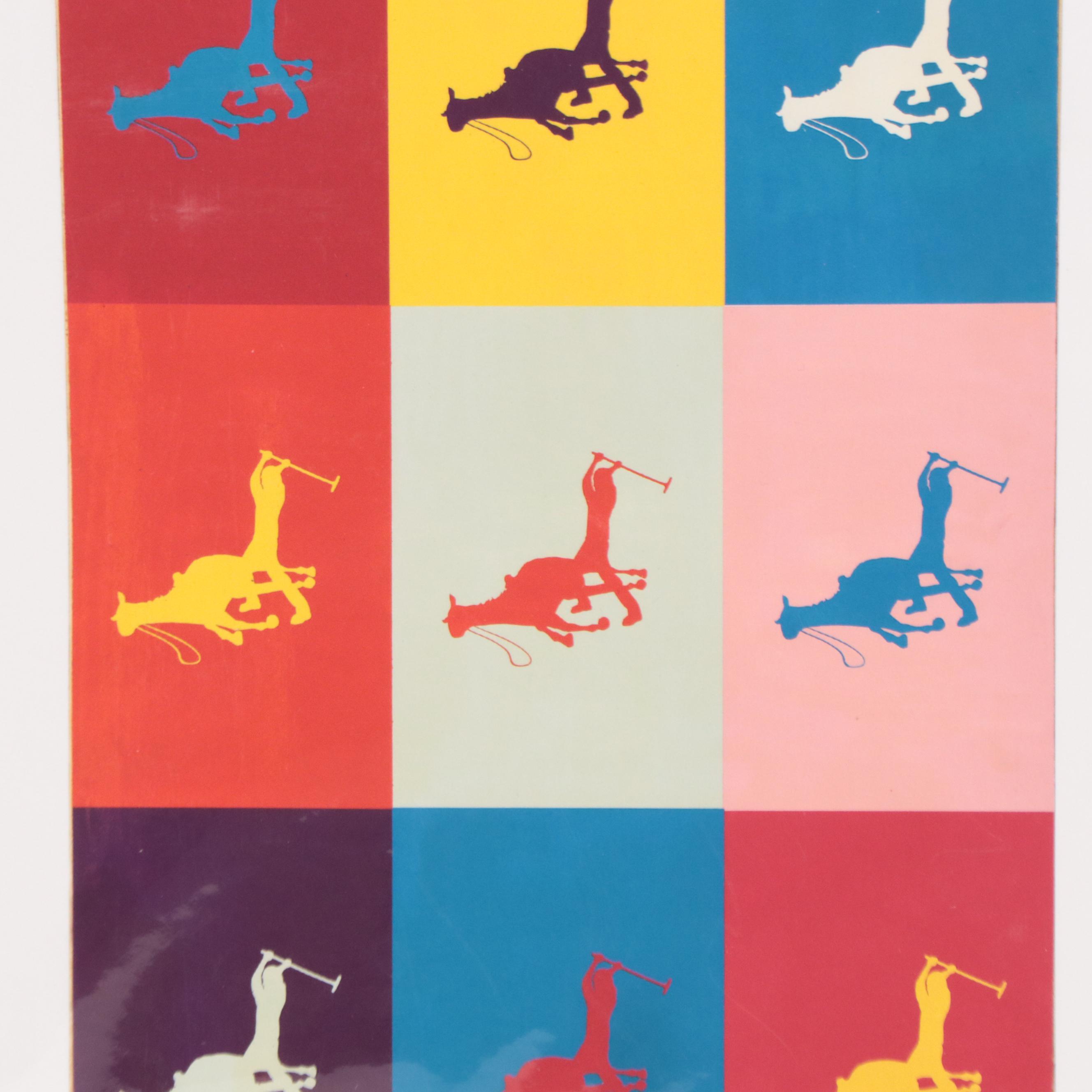 Denial Pop Art Giclée "Logo By Ralph Lauren," 21st Century