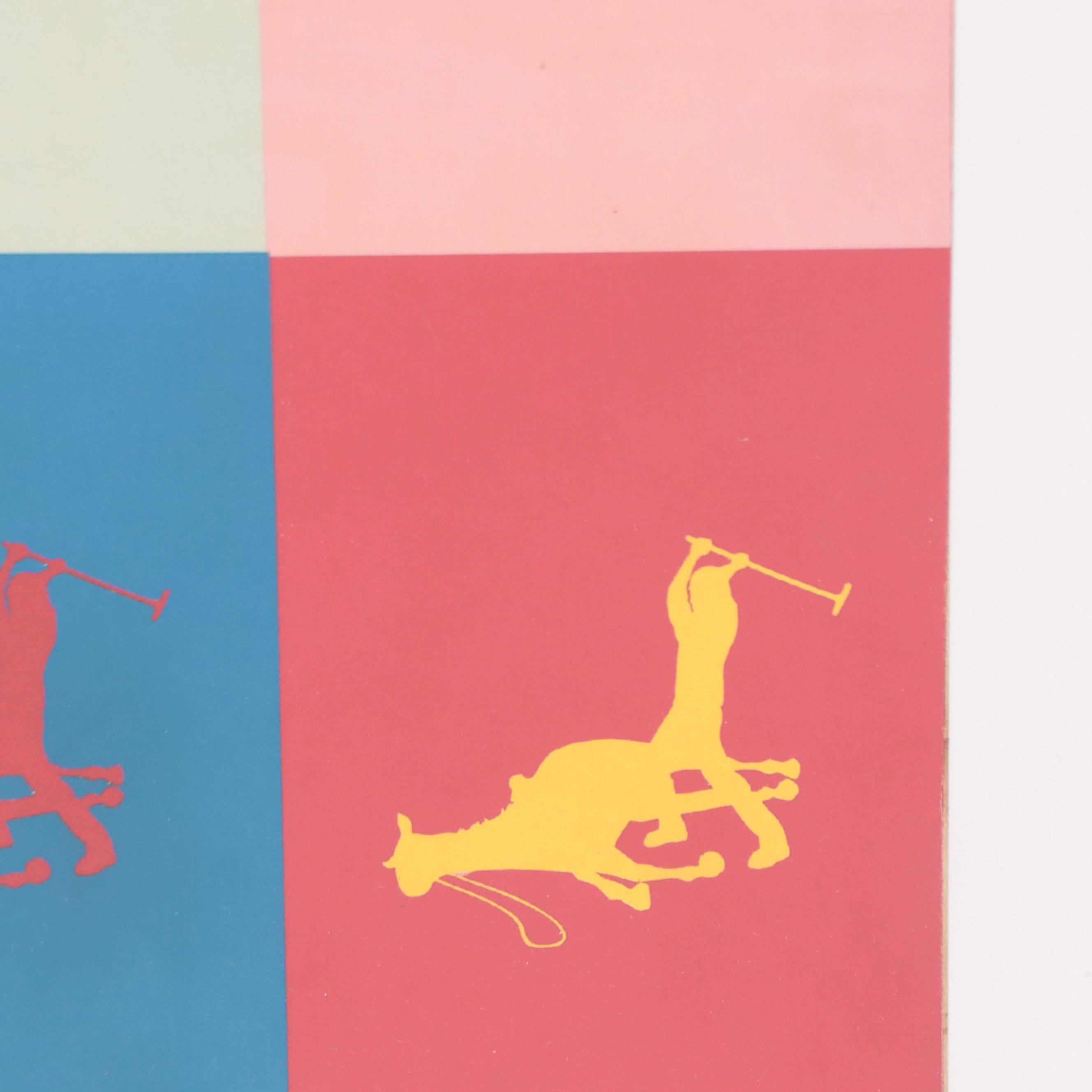 Denial Pop Art Giclée "Logo By Ralph Lauren," 21st Century