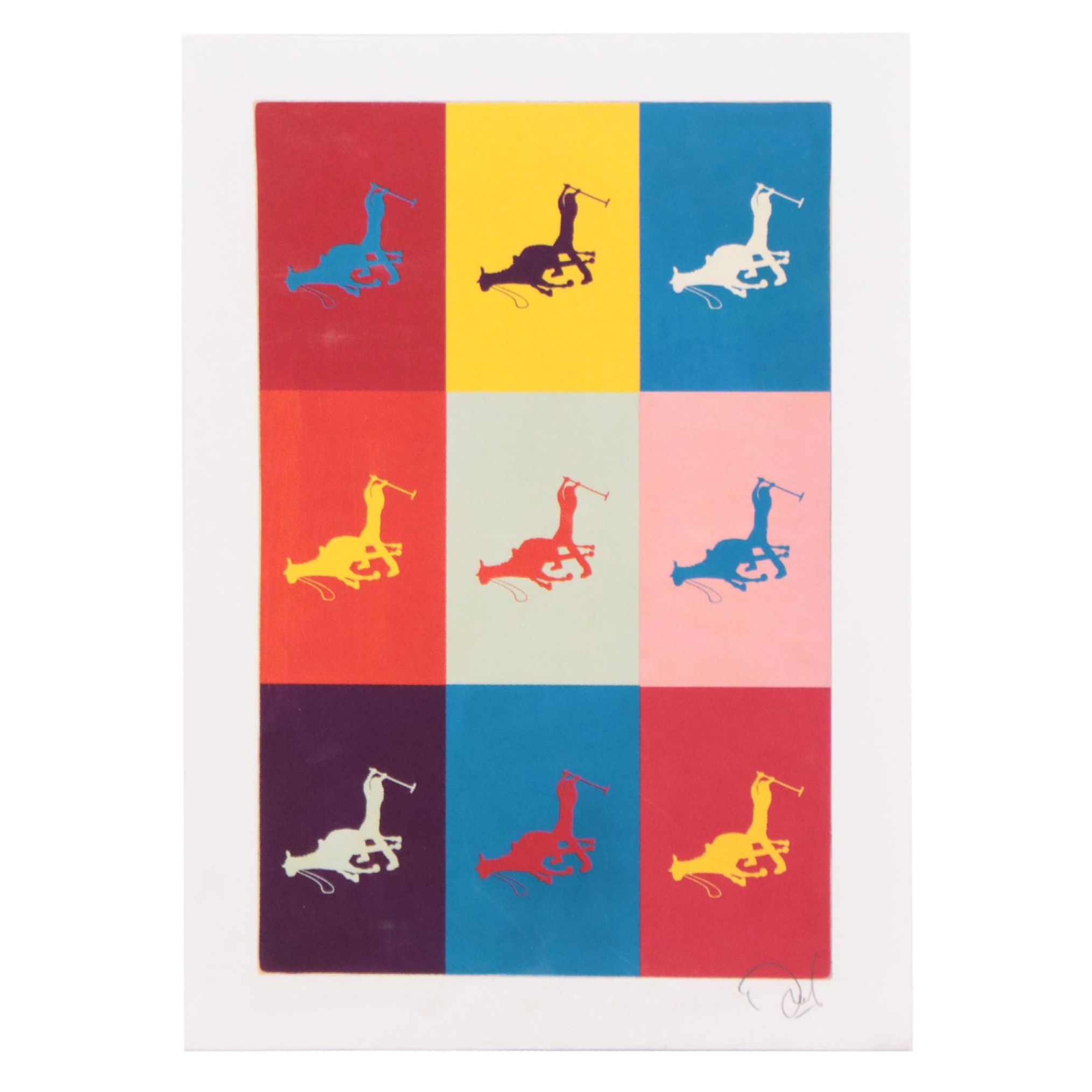 Denial Pop Art Giclée "Logo By Ralph Lauren," 21st Century