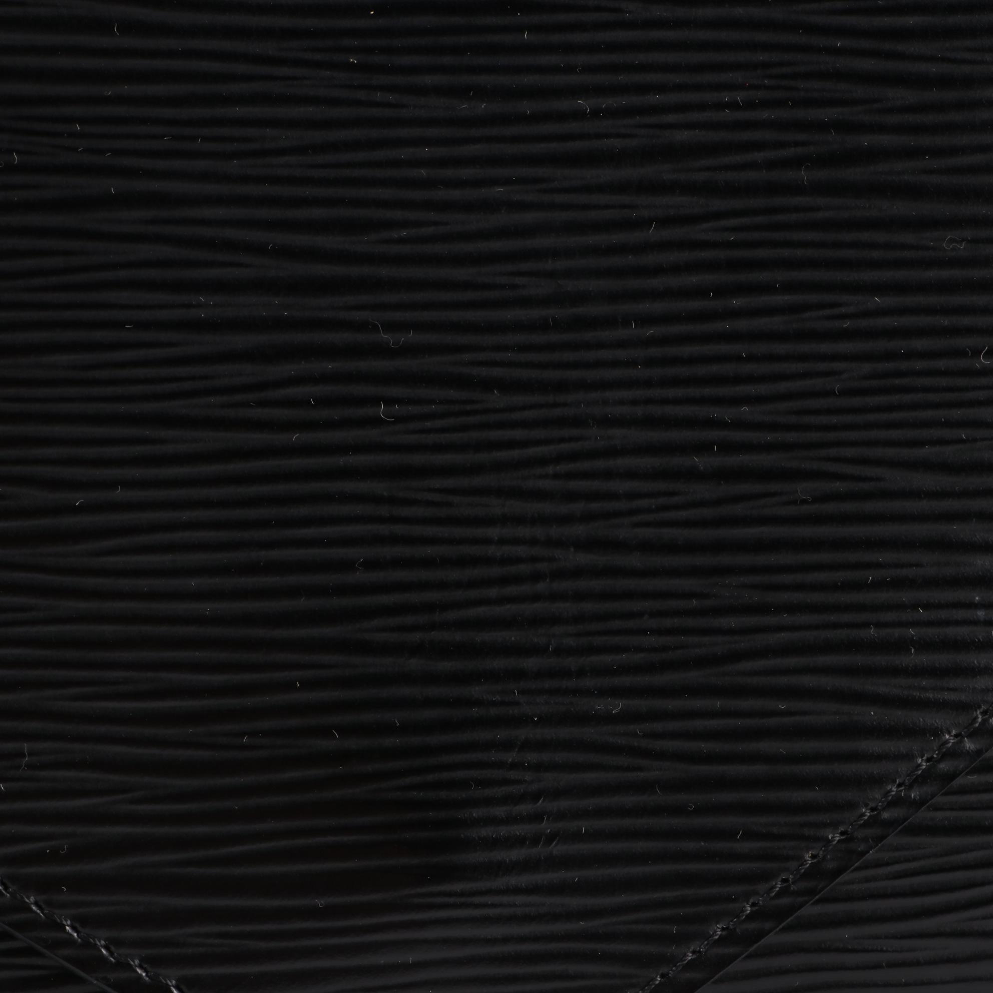 Louis Vuitton Art Deco Clutch in Black Epi Leather